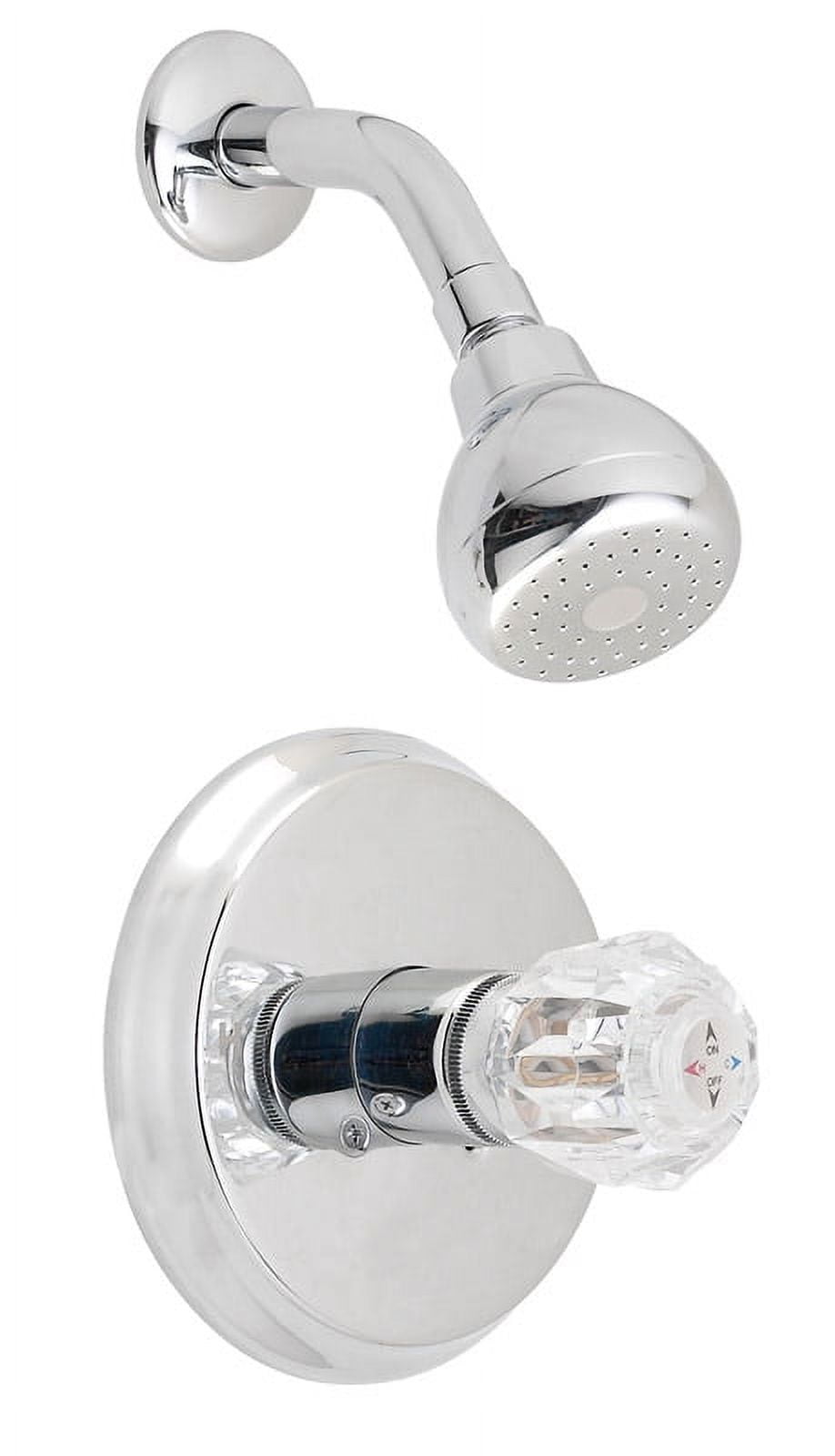 OakBrook Essentials One Handle Shower Faucet, Chrome
