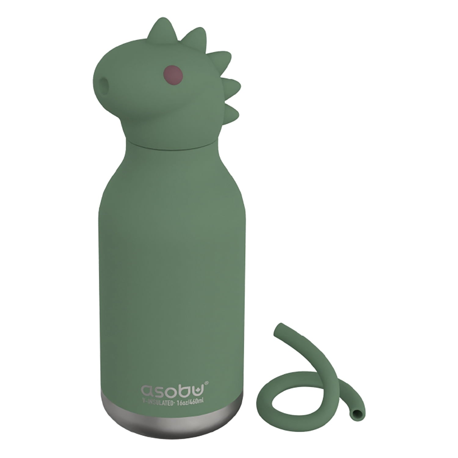 Ocean Double-Walled Vacuum-Insulated 27-Oz. Stainless Steel Travel Tumbler with Flexible Straw and Dual Lids (Red), ICT27RDPT