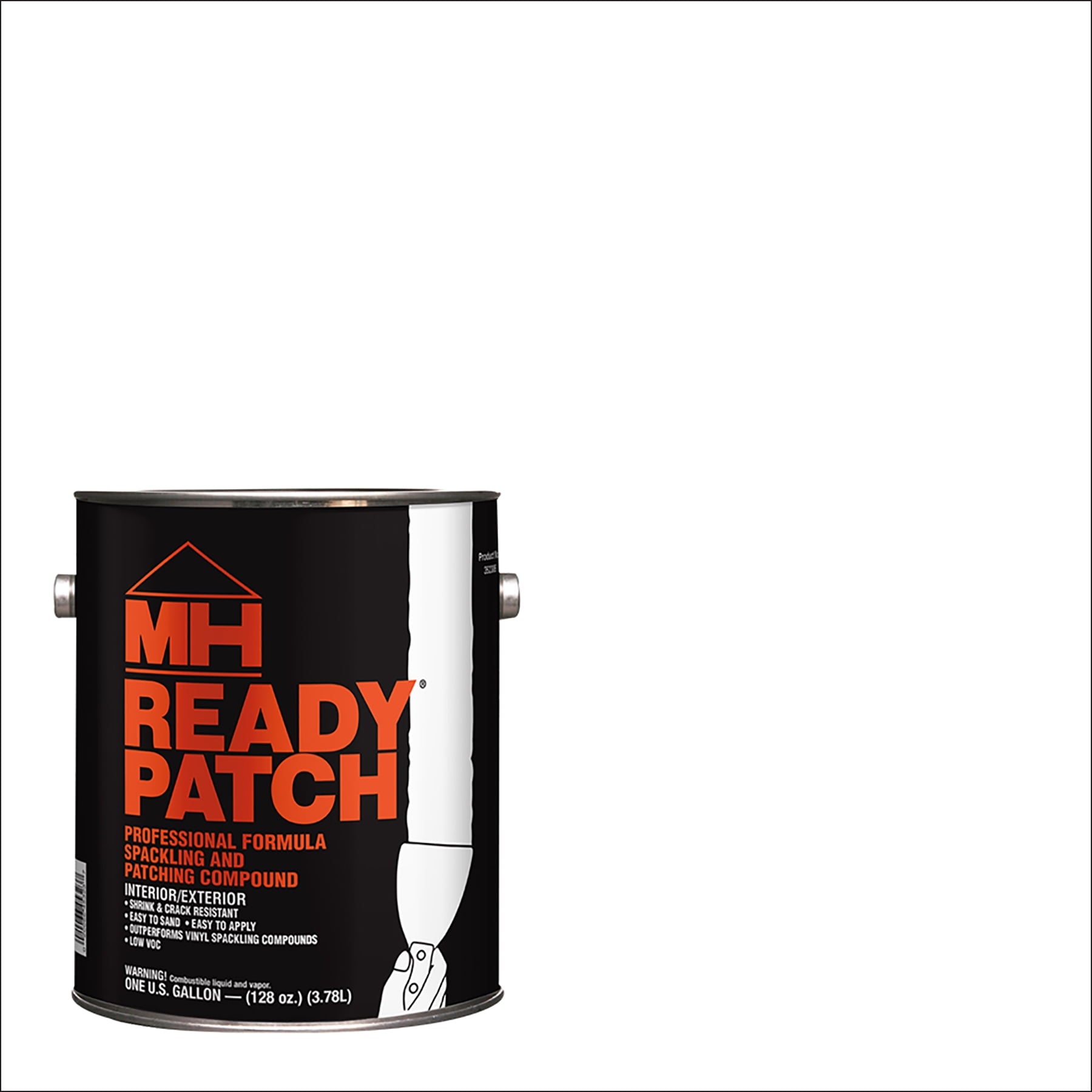 Off White , Zinsser Flat MH Ready Patch Professional Spackling & Patching Compound Low VOC- Gallon, 1 Pack