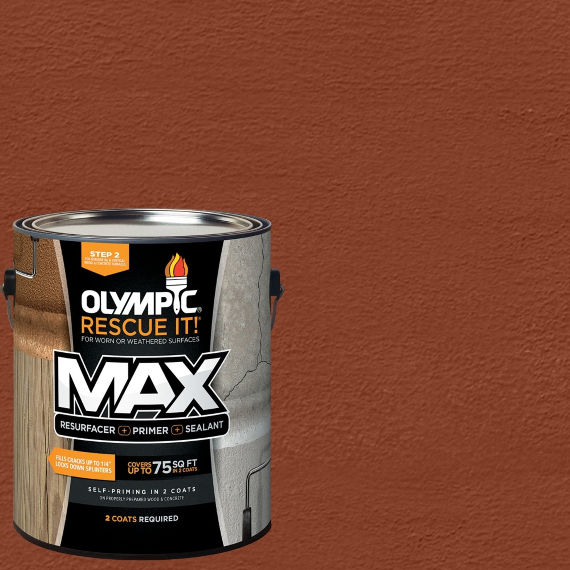 Olympic Rescue It 1 Gallon SC-1011 California Rustic Exterior Deck Resurfacer and Primer with Sealer