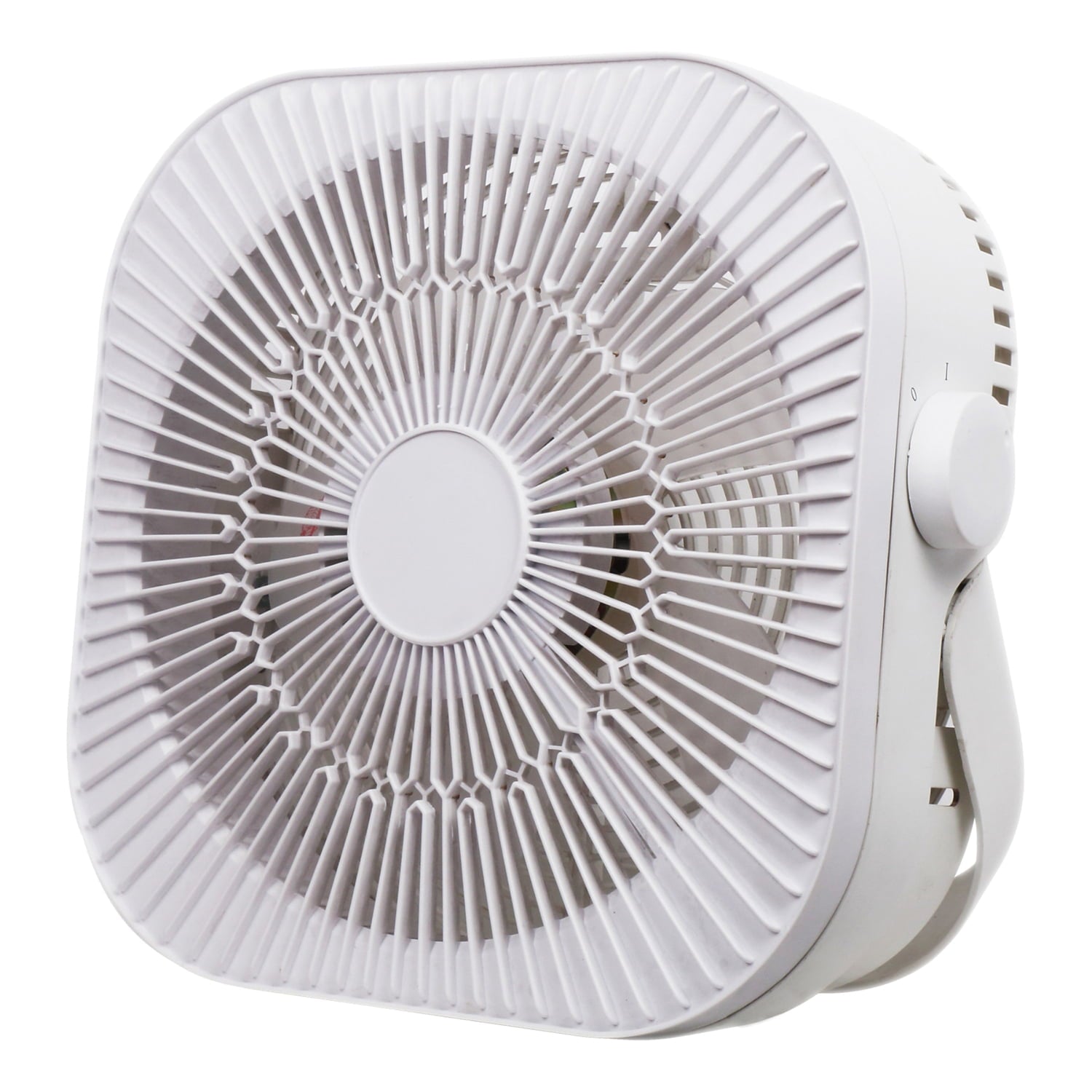 Optimus 12-In. 2-Speed 40-Watt Box Fan, F-1023, White