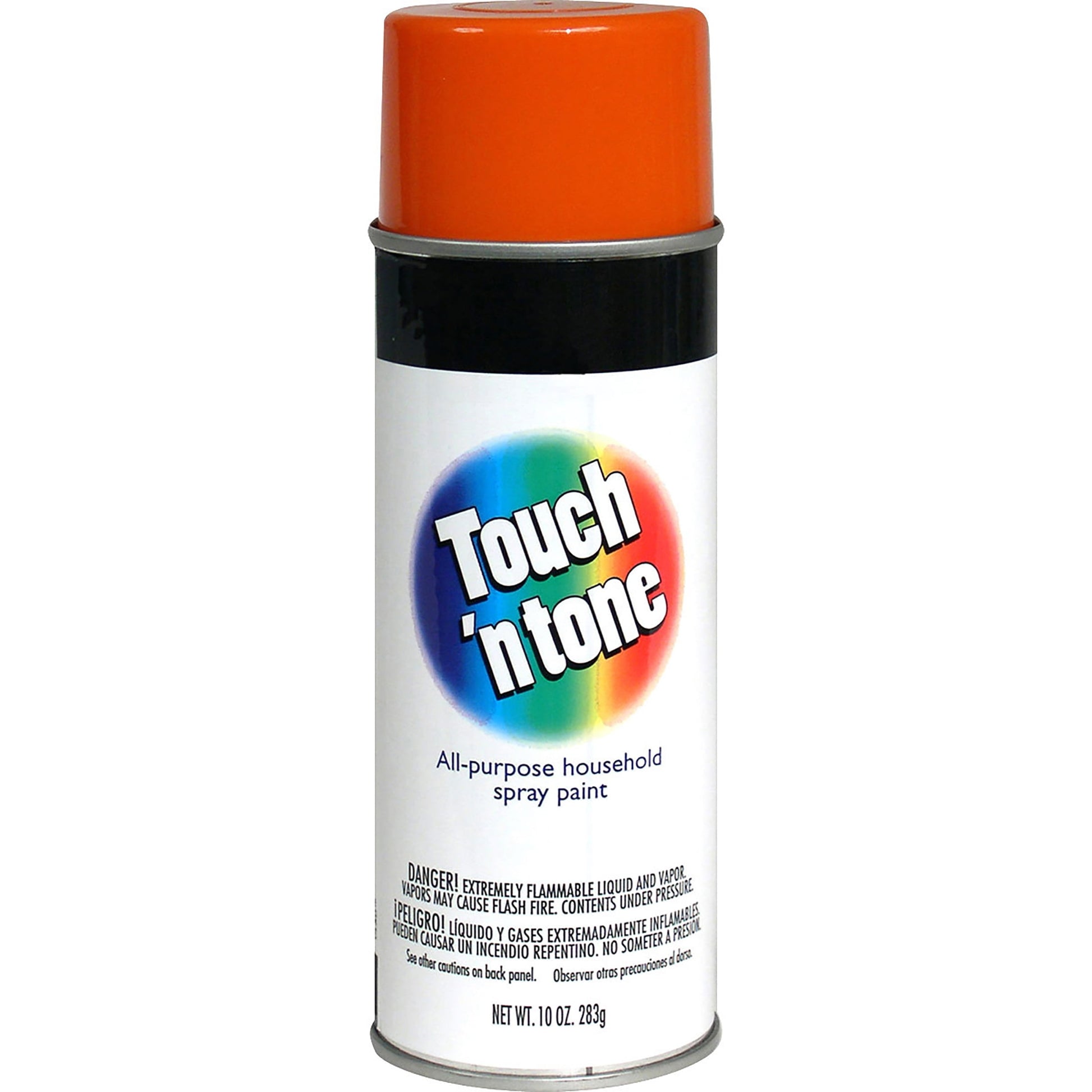 6 Pack, Orange, Touch 'n Tone Gloss General Purpose Spray Paint-55283830, 10 oz