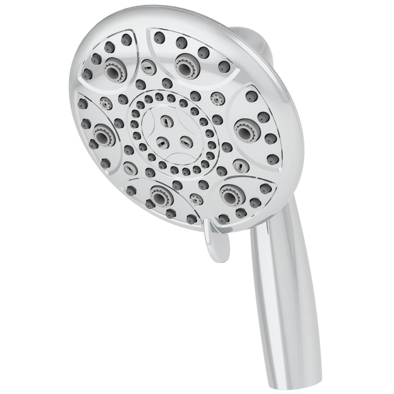 Oxygenics Rush 8-Setting Chrome Handheld Shower Head with 72 Inch Hose