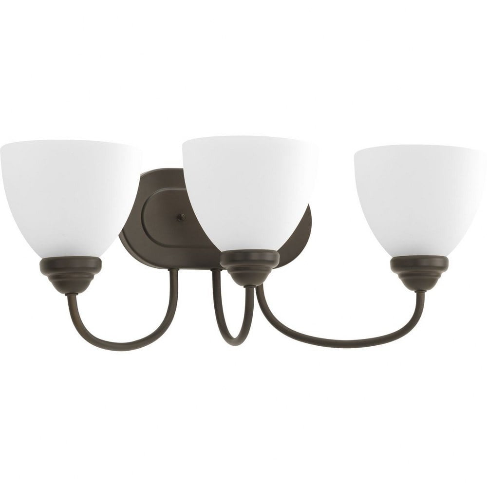 P2919-20-Progress Lighting-Heart - 3 Light in Farmhouse style - 21.63 Inches wide by 8.25 Inches high-Antique Bronze Finish
