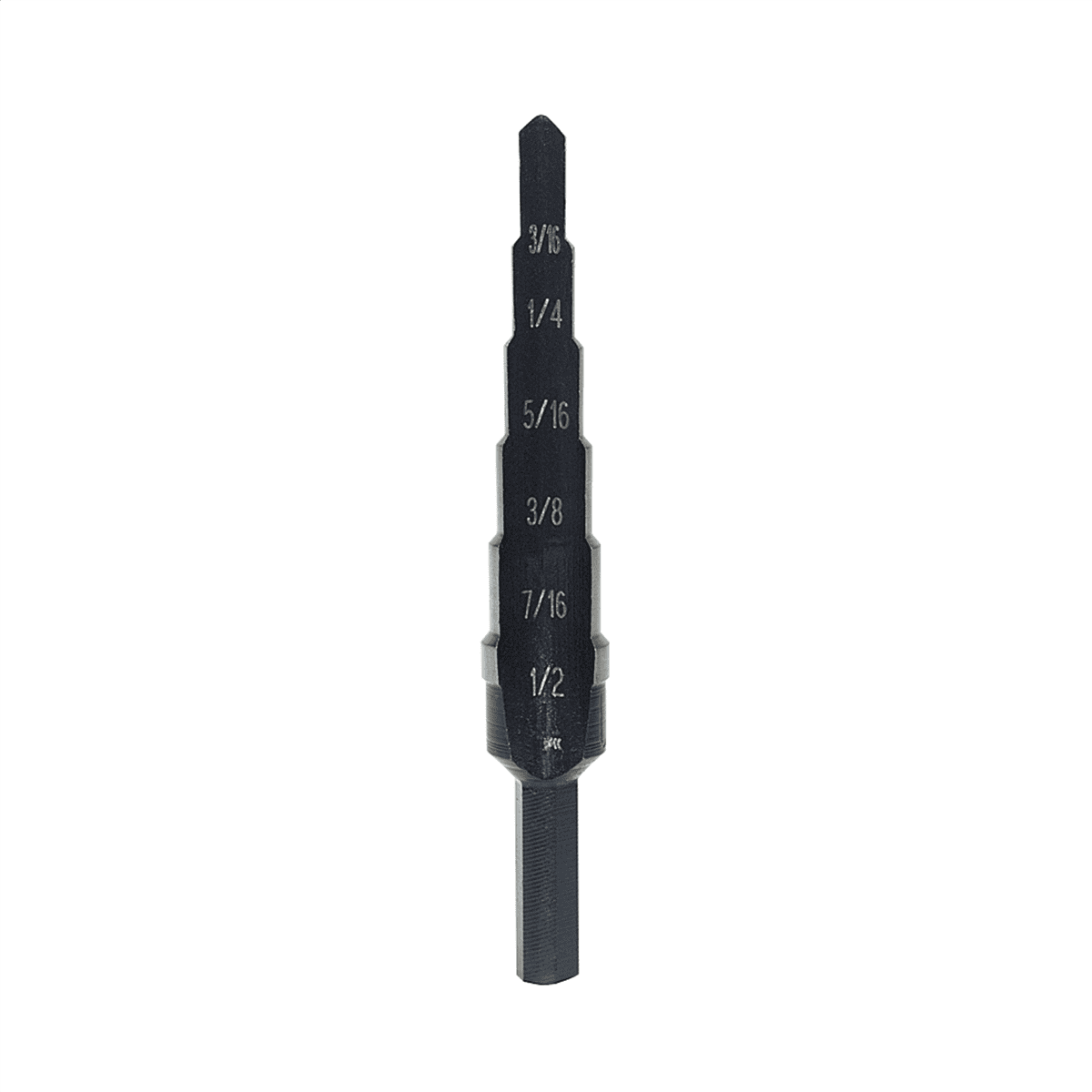 High Speed Steel Fractional Self-Starting, 3/16 in to 1/2 in, 6 Steps