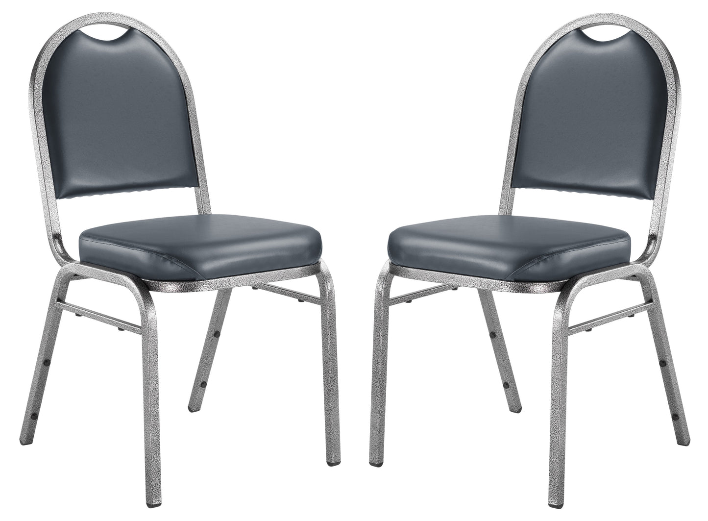 (Pack of 2) NPSÂ® 9200 Series Premium Vinyl Upholstered Stack Chair, Pleasant Burgundy Seat