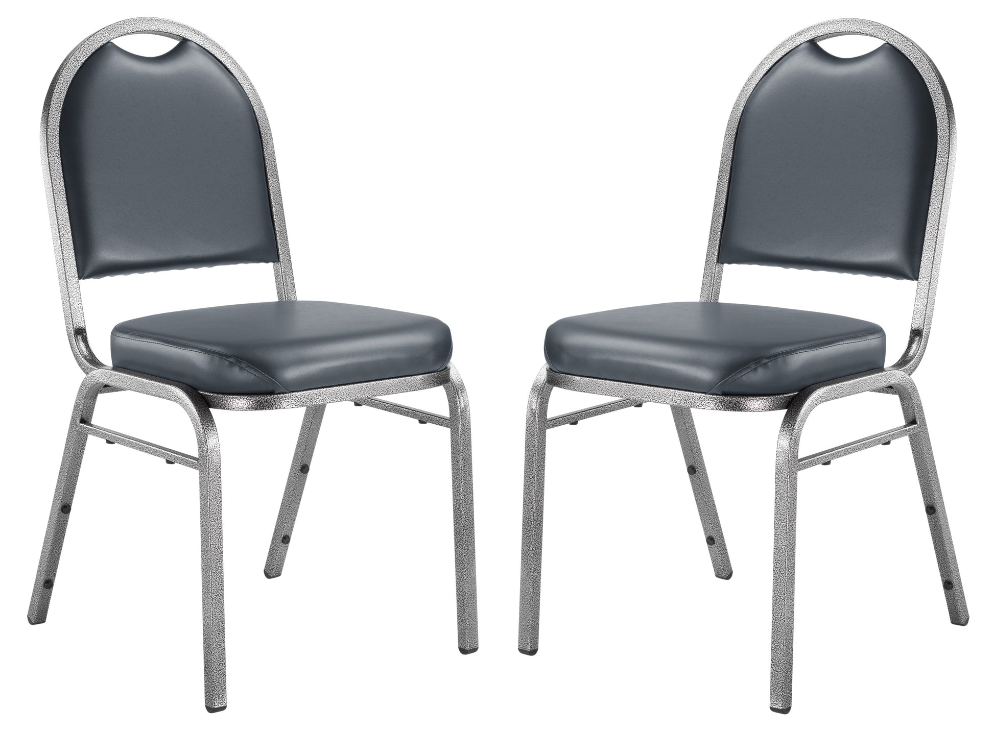 (Pack of 2) NPSÂ® 9200 Series Premium Vinyl Upholstered Stack Chair, Pleasant Burgundy Seat