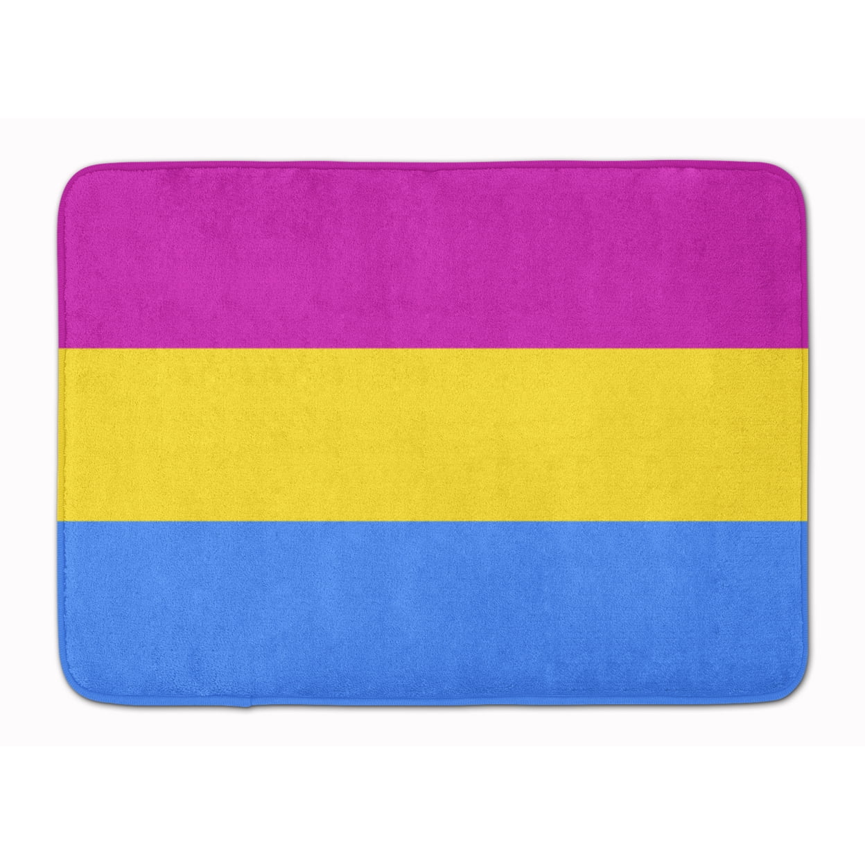 Pansexual Pride Machine Washable Memory Foam Mat