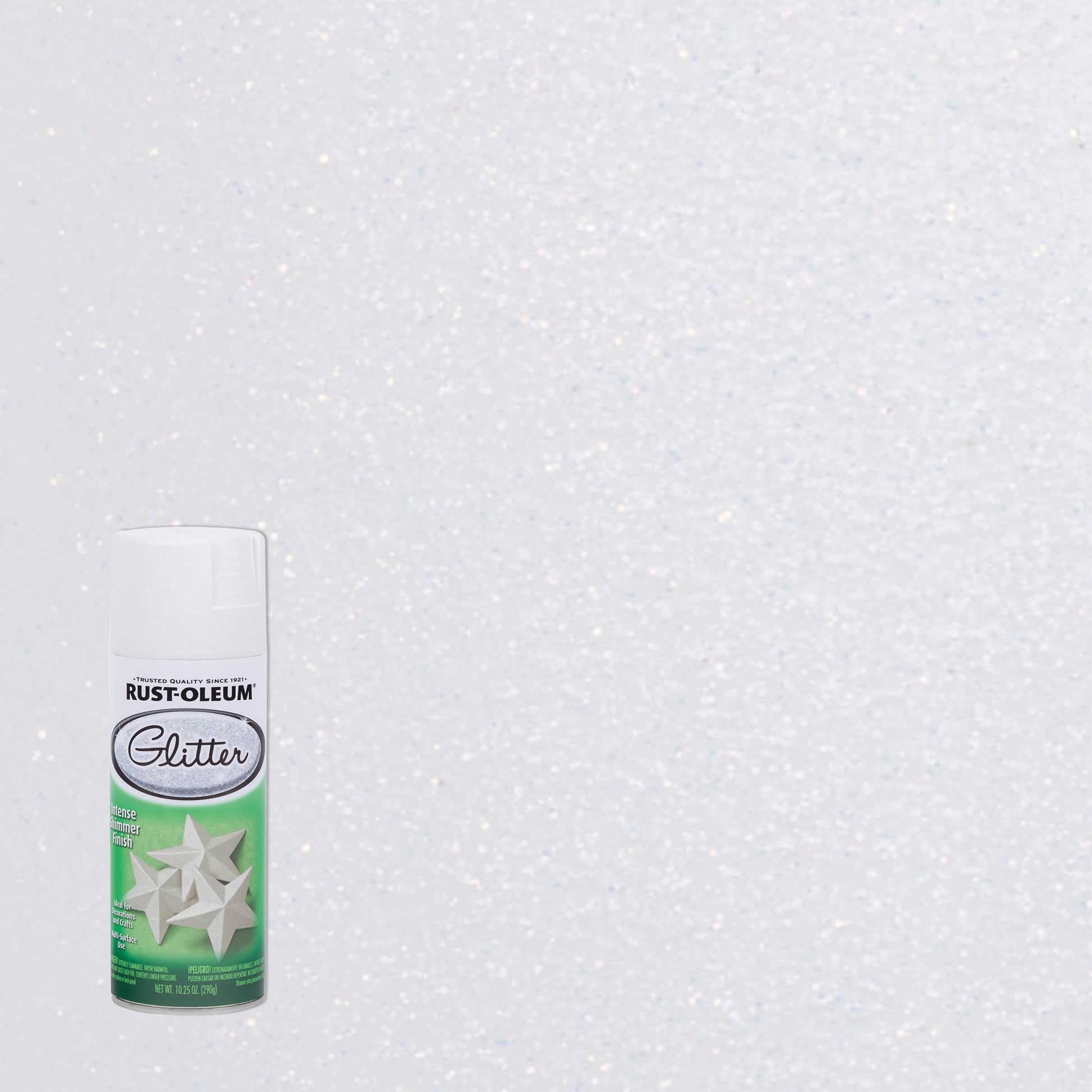 6 Pack, Pearl White, Rust-Oleum Specialty Glitter Spray Paint- 10.25