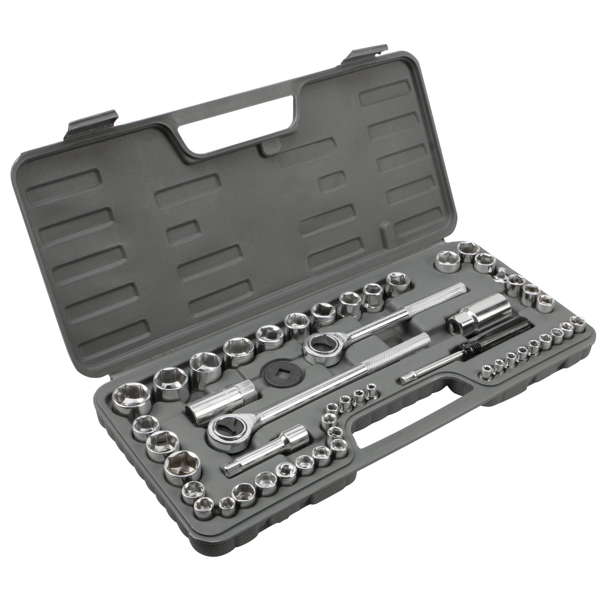 Performance Tool W1172 52 Piece 1/4 Inch3/8 Inch1/2 Inch Drive Skt Set