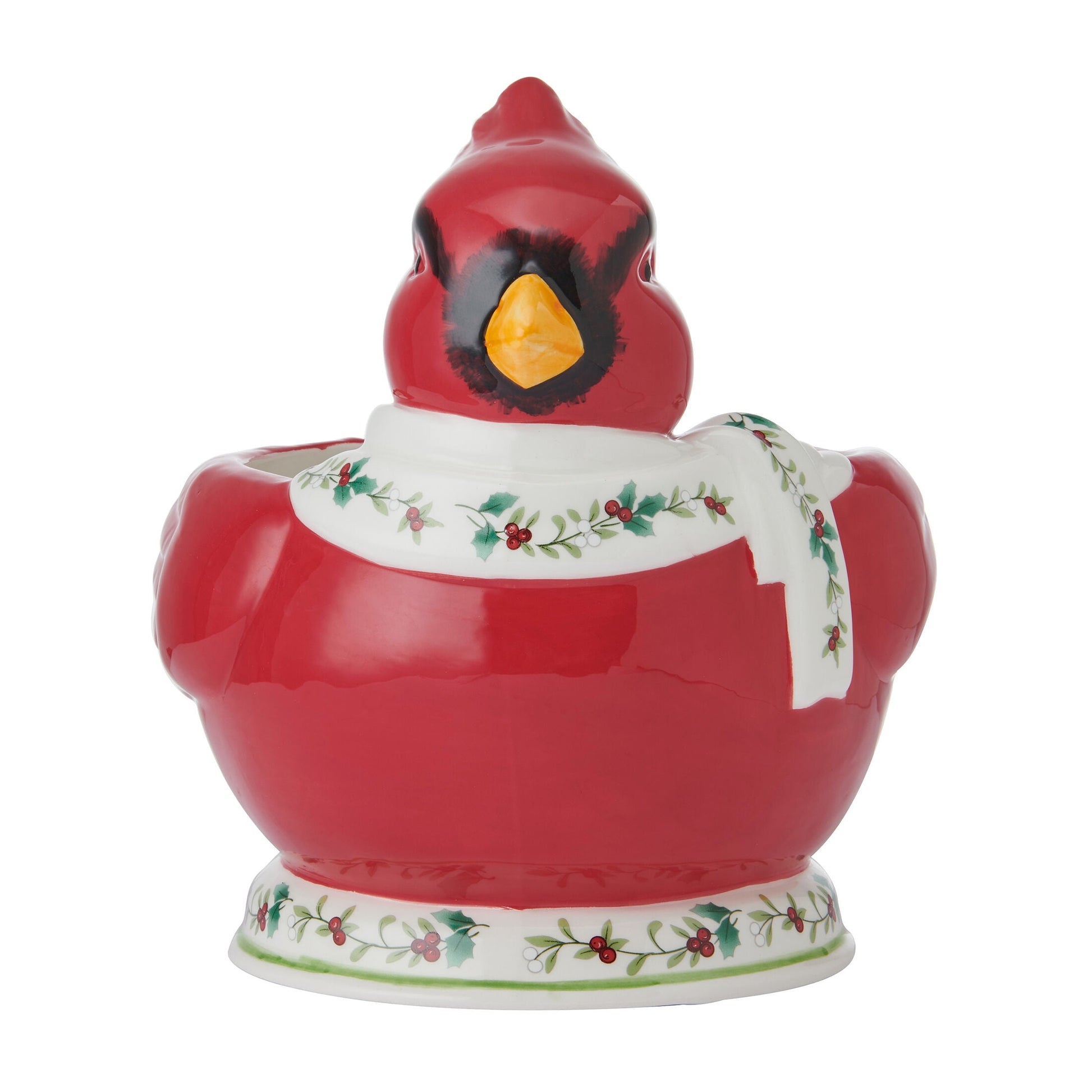 Pfaltzgraff Winterberry Dolomite 45 oz Cardinal Treat Bowl