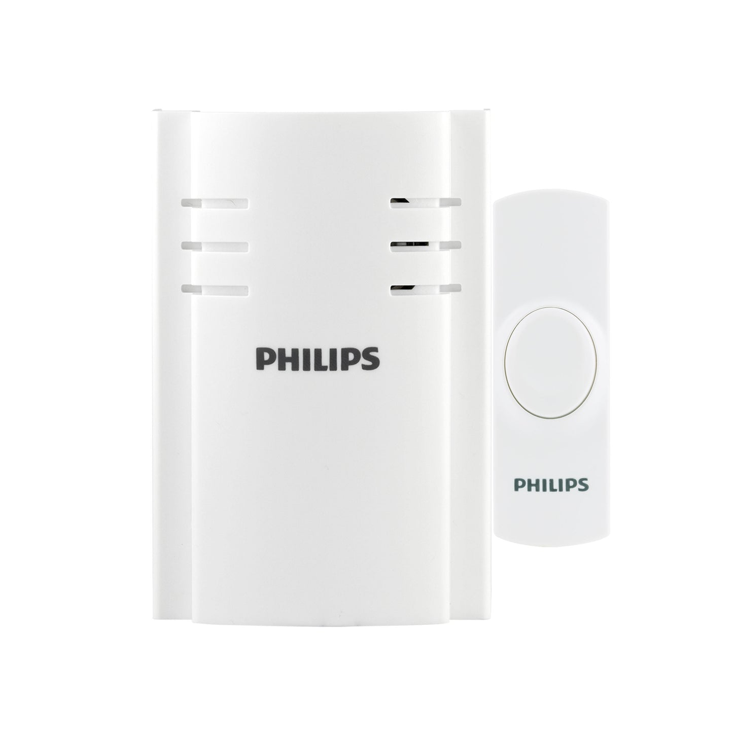 Philips Plug-in 8-Melody Doorbell Kit, White, 8in, DES2180W/27