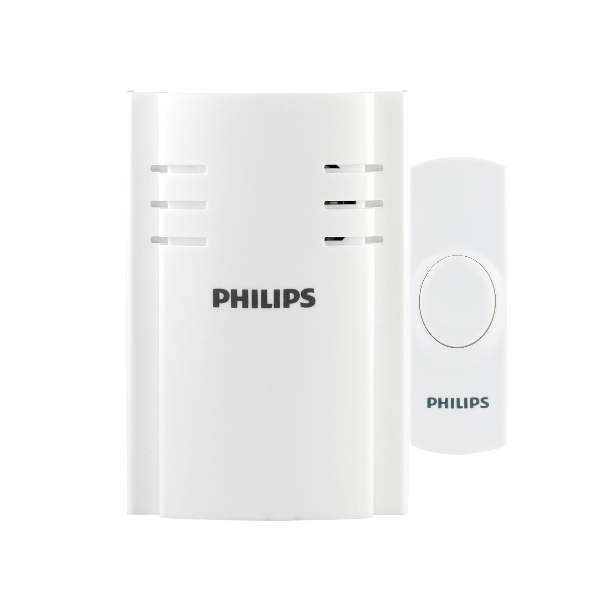 Philips Plug-in 8-Melody Doorbell Kit, White, 8in, DES2180W/27