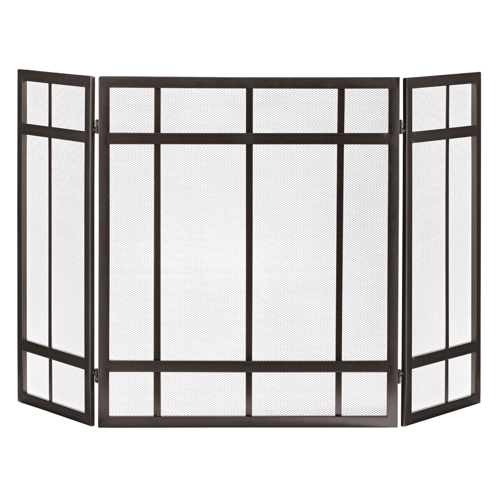 Pleasant Hearth FA017SB Mission Style Fireplace Screen