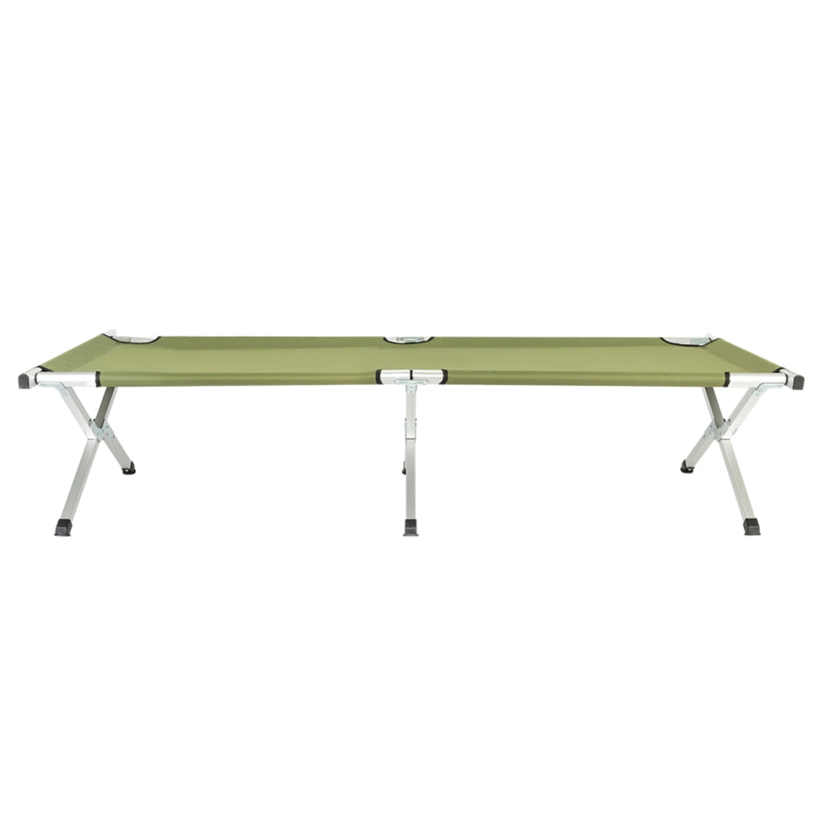 Portable Folding Camping Cot with Carrying Bag Army, Green