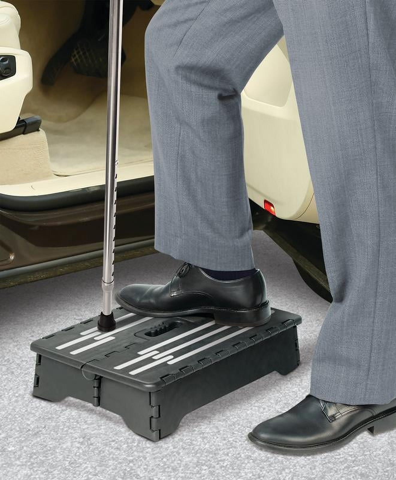 Portable Folding Step Stool - Ideal For Adults And Children, Great For Usage Around The House Or On The Go