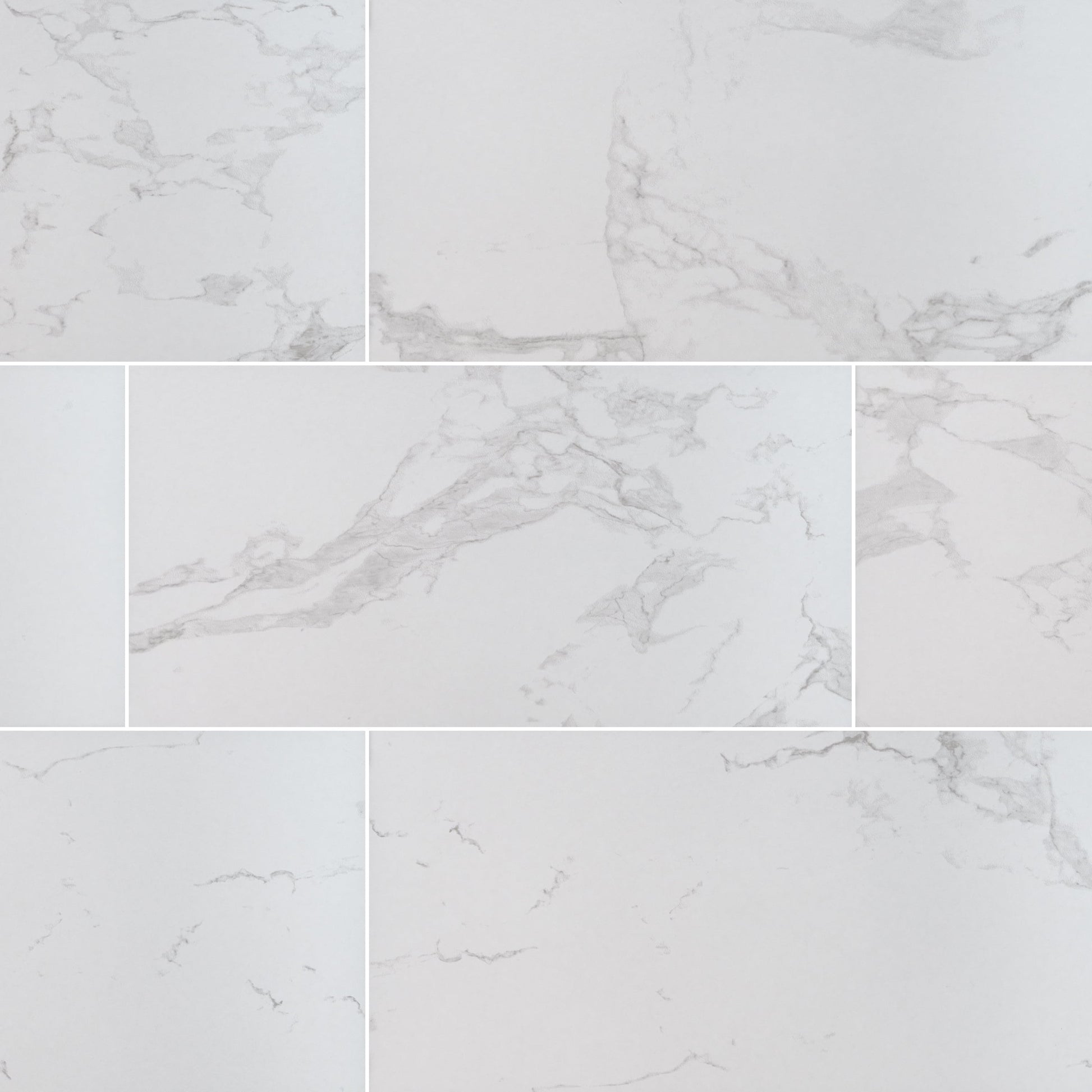 Praia Carrara 24 in. X 48 in. Polished Porcelain Floor and Wall Tile (16 sq.ft. / case)