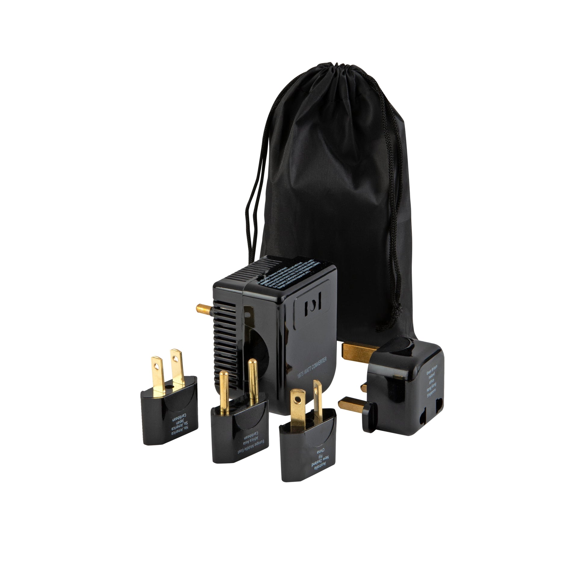 (Paquete de 2) Adaptador de Viaje Internacional de 6 Piezas ProtÃ©gÃ© y Juego de 4 Enchufes para PaÃ­s, 0.4 Lbs