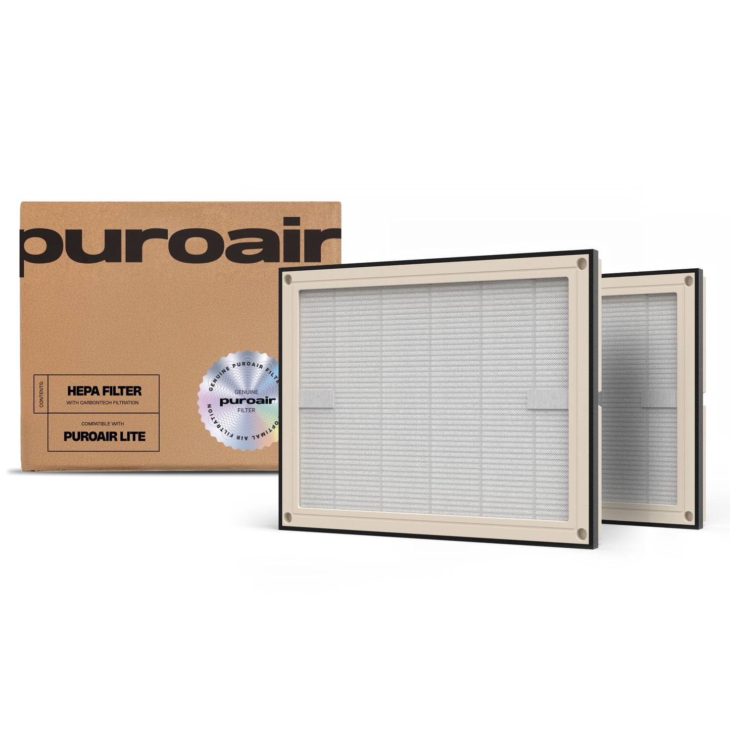PuroAir Lite Filtro de Reemplazo - Filtro de Aire HEPA para Purificador de Aire PuroAir Lite (Paquete de 2)