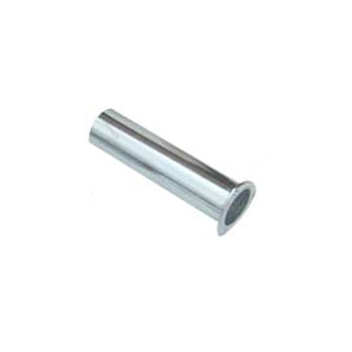 Pypes PVR10S Collector Reducer - 3 in Inlet to 3 in OD Outlet - 3-Bolt Flange - 12 in Long - Stainless - Polished - Pair