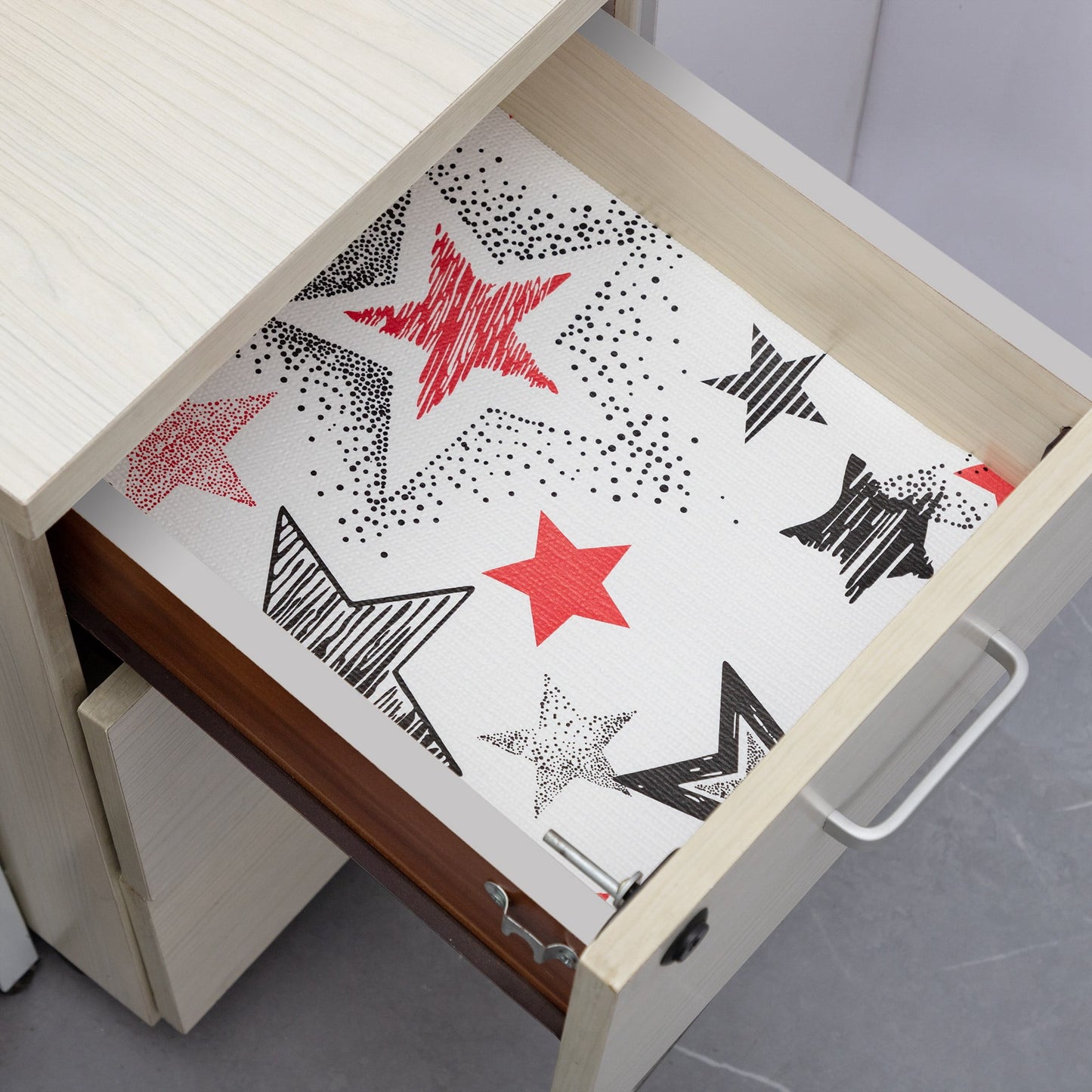 RAY STAR Shelf Drawer and Cabinet Liner for Kitchen 18 inch by 24FT Non Adhesive Non Slip Dresser Pantry Mat Easy to Clean Strong Grip Waterproof Liner