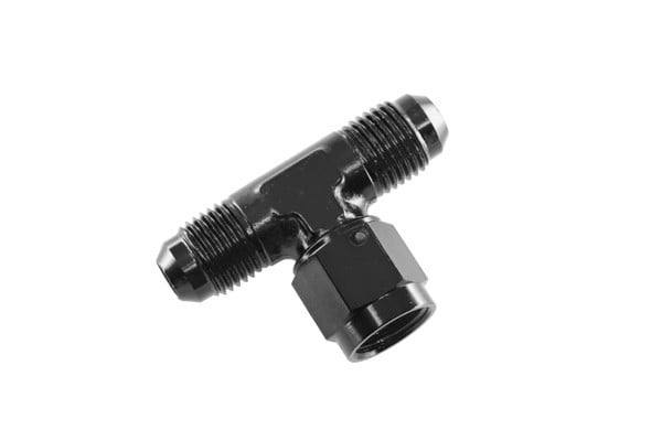 REDHORSE PERFORMANCE 12AN Tee with Female Swivel on Branch Black partNumber: 827-12-2