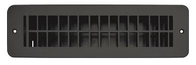 Blk Plast Vent Reg Damp 2.25'X10'