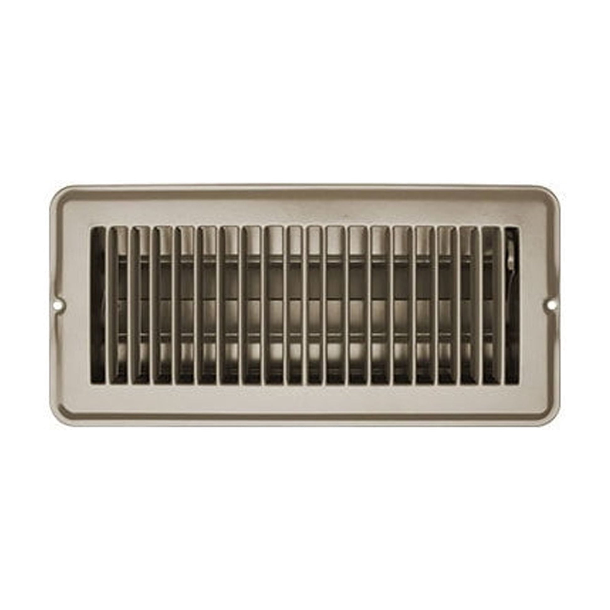 RV Designer H874 Metal Dampered Vent Register - 4" x 10", Tan