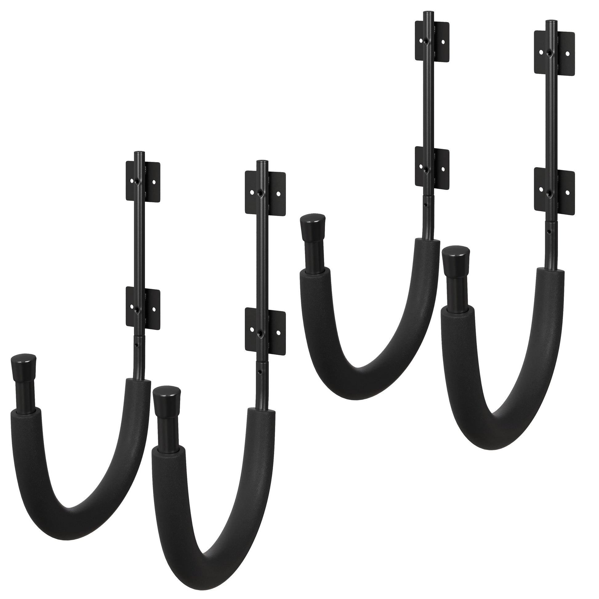Rad Sportz Garage Hooks 4-Pack - 100lbs Weight Capacity Storage Hangers