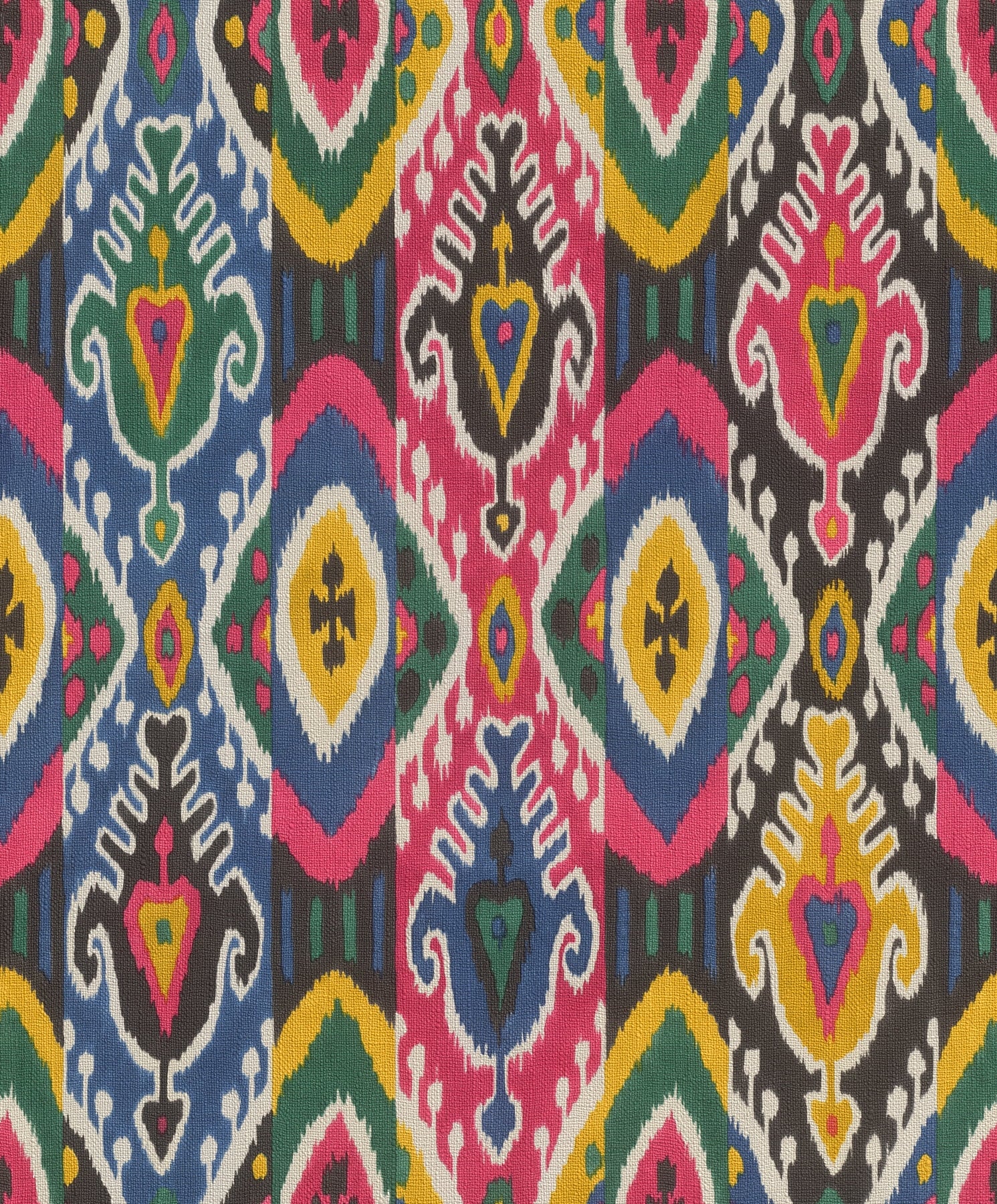 Rasch Villon Multicolor Ikat Wallpaper
