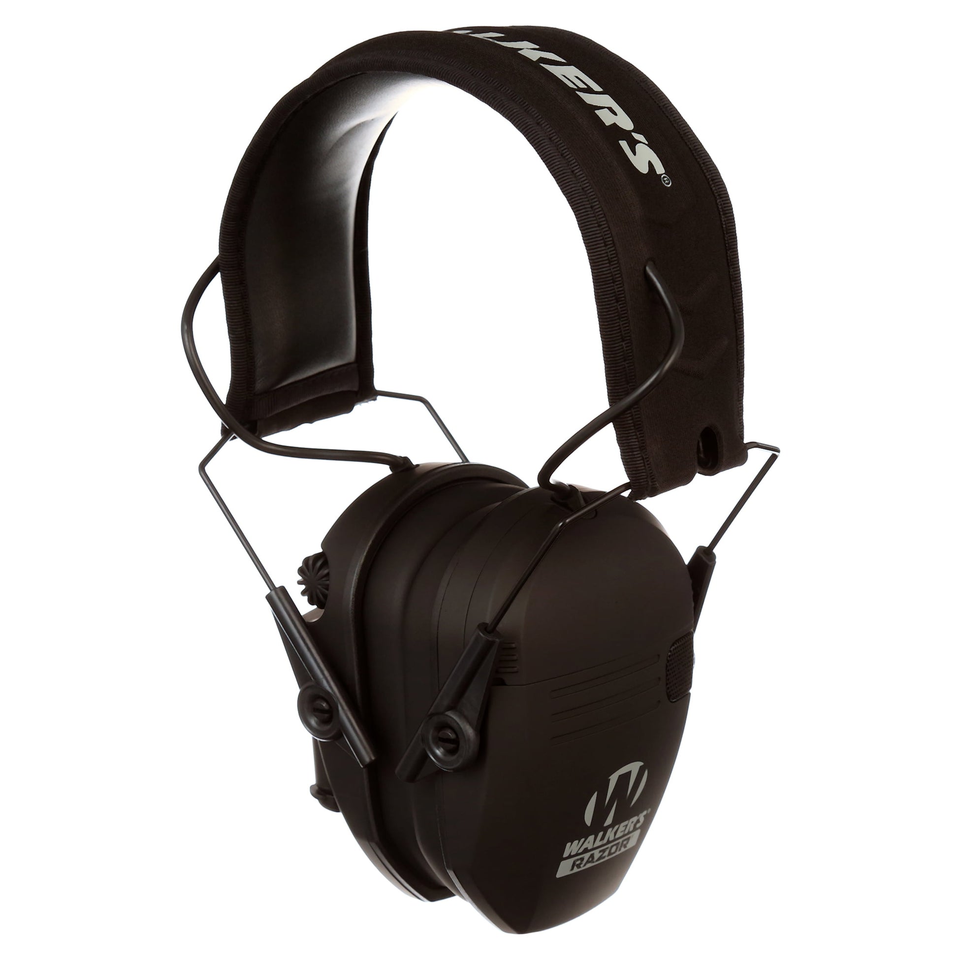 Walker's Razor Slim Ultra Low Profile Shooting Hearing Protection Earmuffs, NRR 23, Black