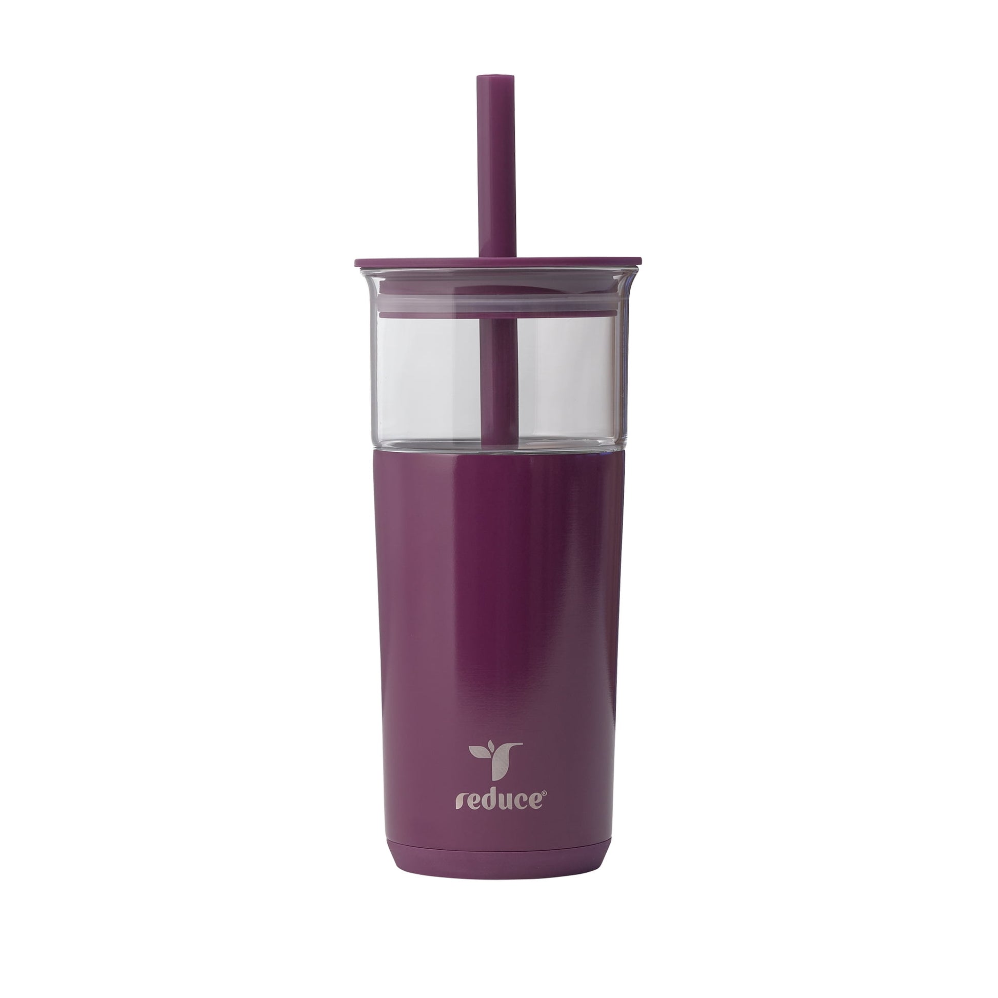 Reduce 20oz Aspen 2in1  Insulated Stainless Steel Glass Tumbler with Lid and Straw, Meta Purple