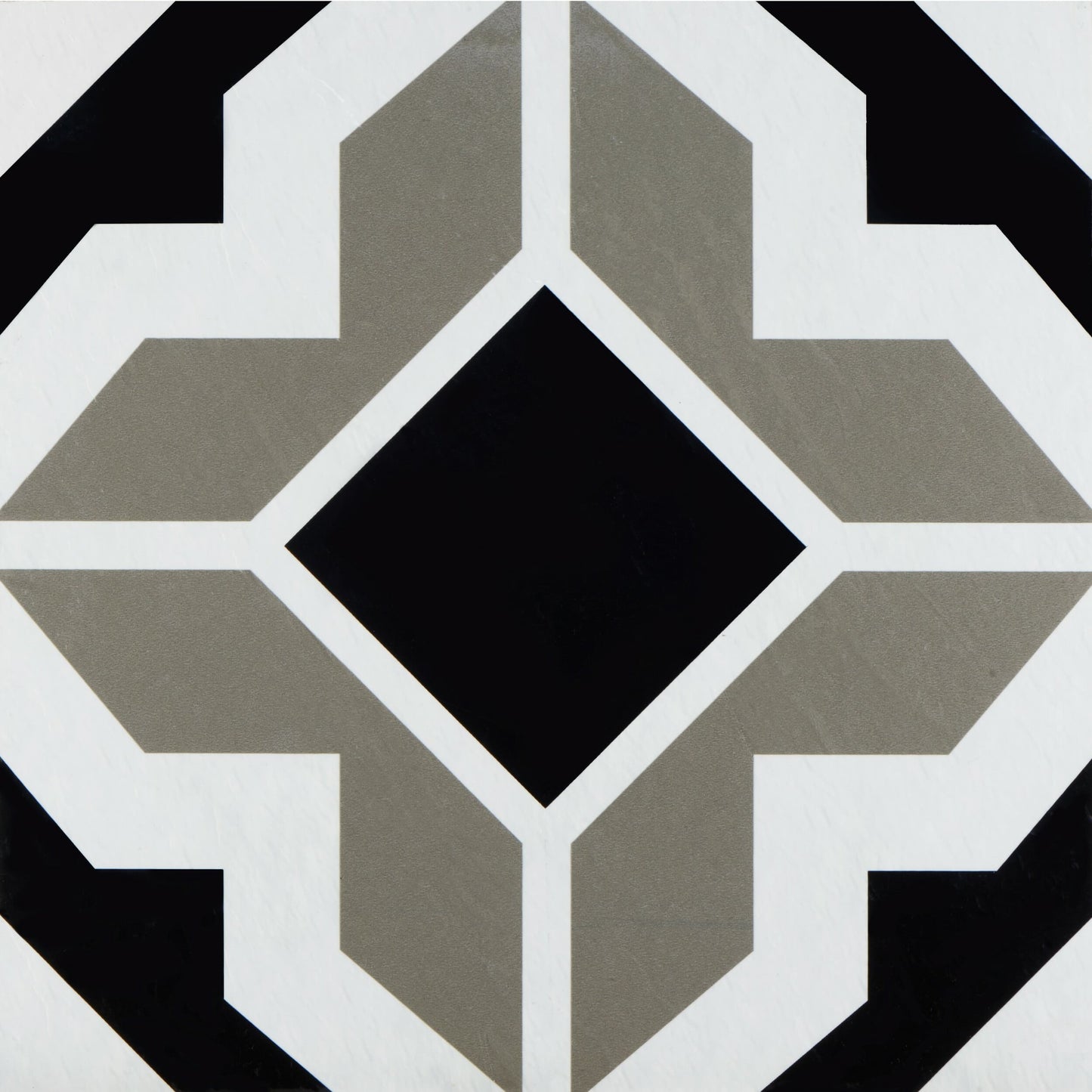 Retro 12x12 Peel & Stick Vinyl Floor Tile - Onyx Star - 20 Tiles/20 sq. ft.