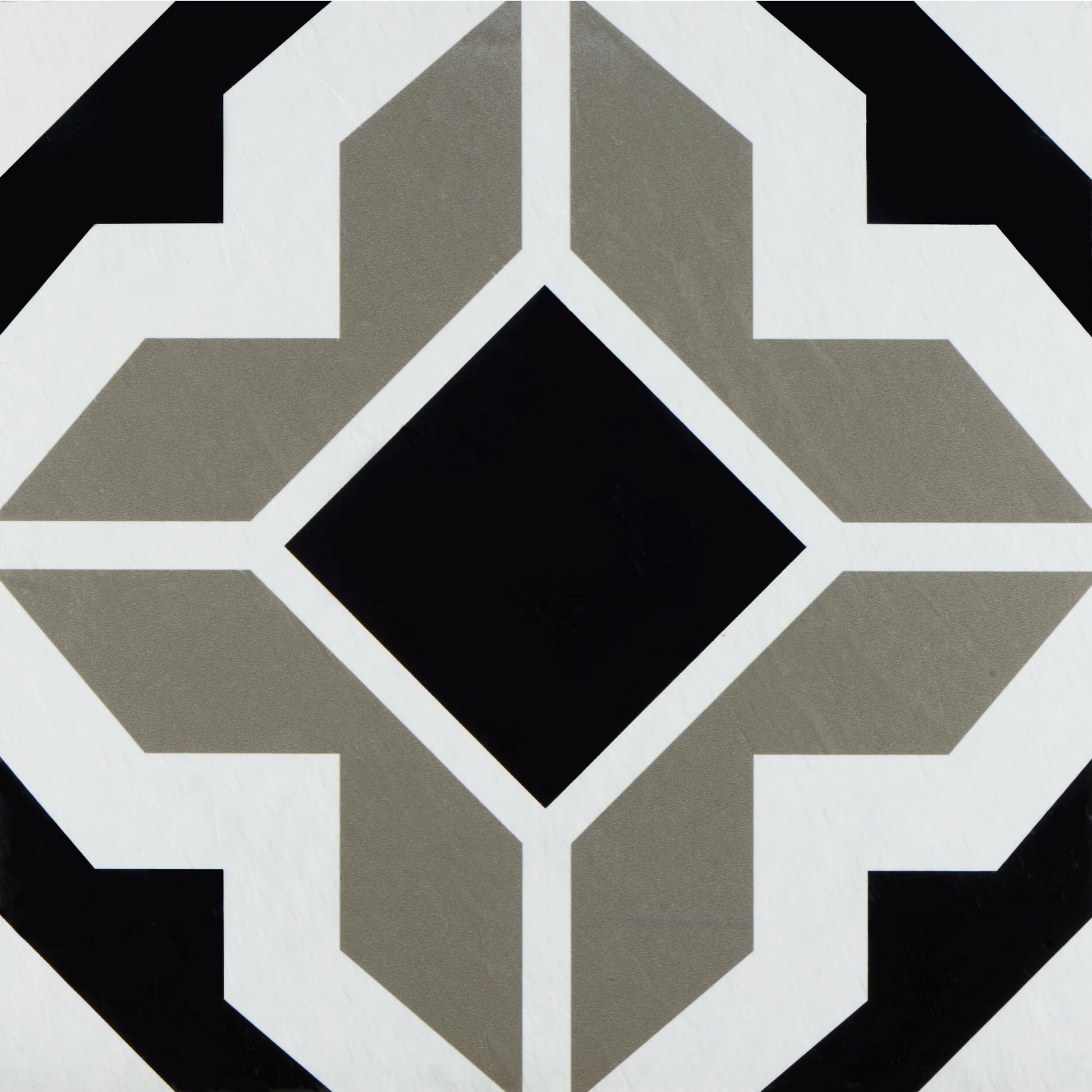 Retro 12x12 Peel & Stick Vinyl Floor Tile - Onyx Star - 20 Tiles/20 sq. ft.