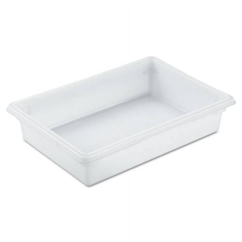 Rubbermaid Food/tote Boxes, 8.5gal, 26w X 18d X 6h, White