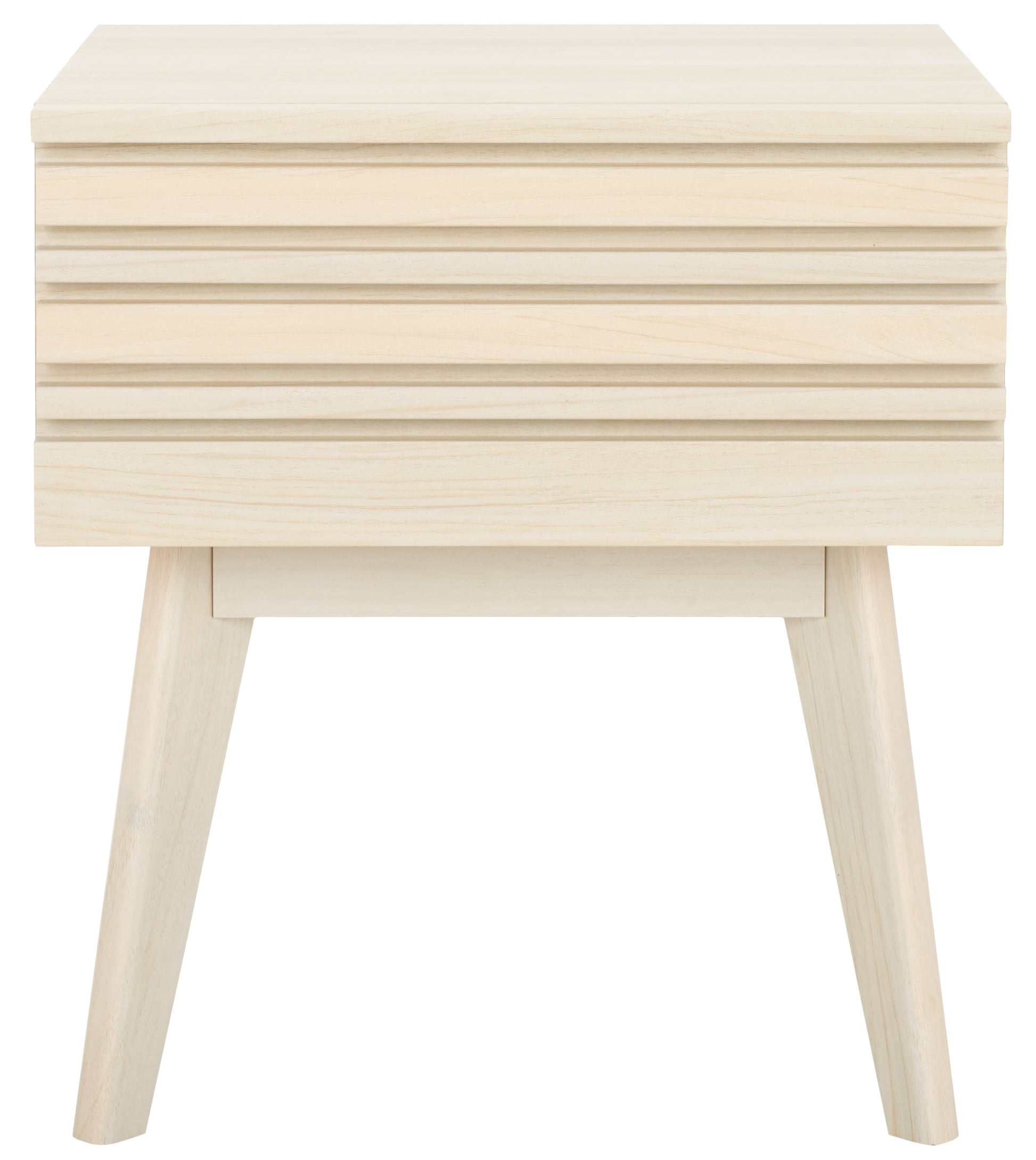 SAFAVIEH Esma Modern 1 Drawer Nightstand,Bleached White