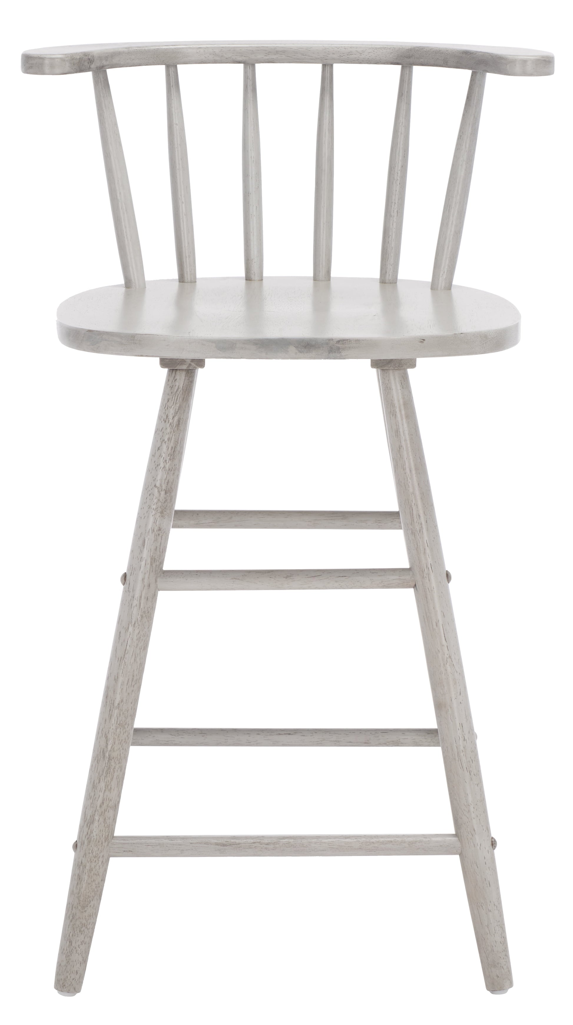 SAFAVIEH Jay Modern Style Wood Counter Stool, Grey (20.6 in. W x 17.1 in. D x 34.3 in. H)