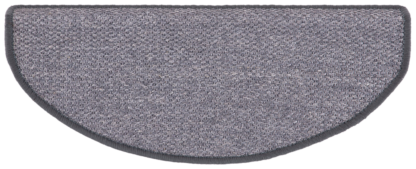 SAFAVIEH Stair Treads Dusko 0.25" x 9" x 2'2" Sisal Grey 3 Count Staircase & Floor Step Tread