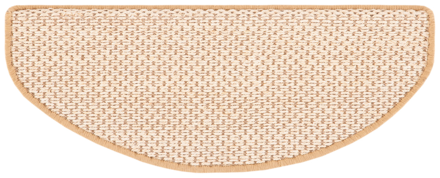 SAFAVIEH Stair Treads Roger 0.25" x 9" x 2'2" Sisal Natural 3 Count Staircase & Floor Step Tread