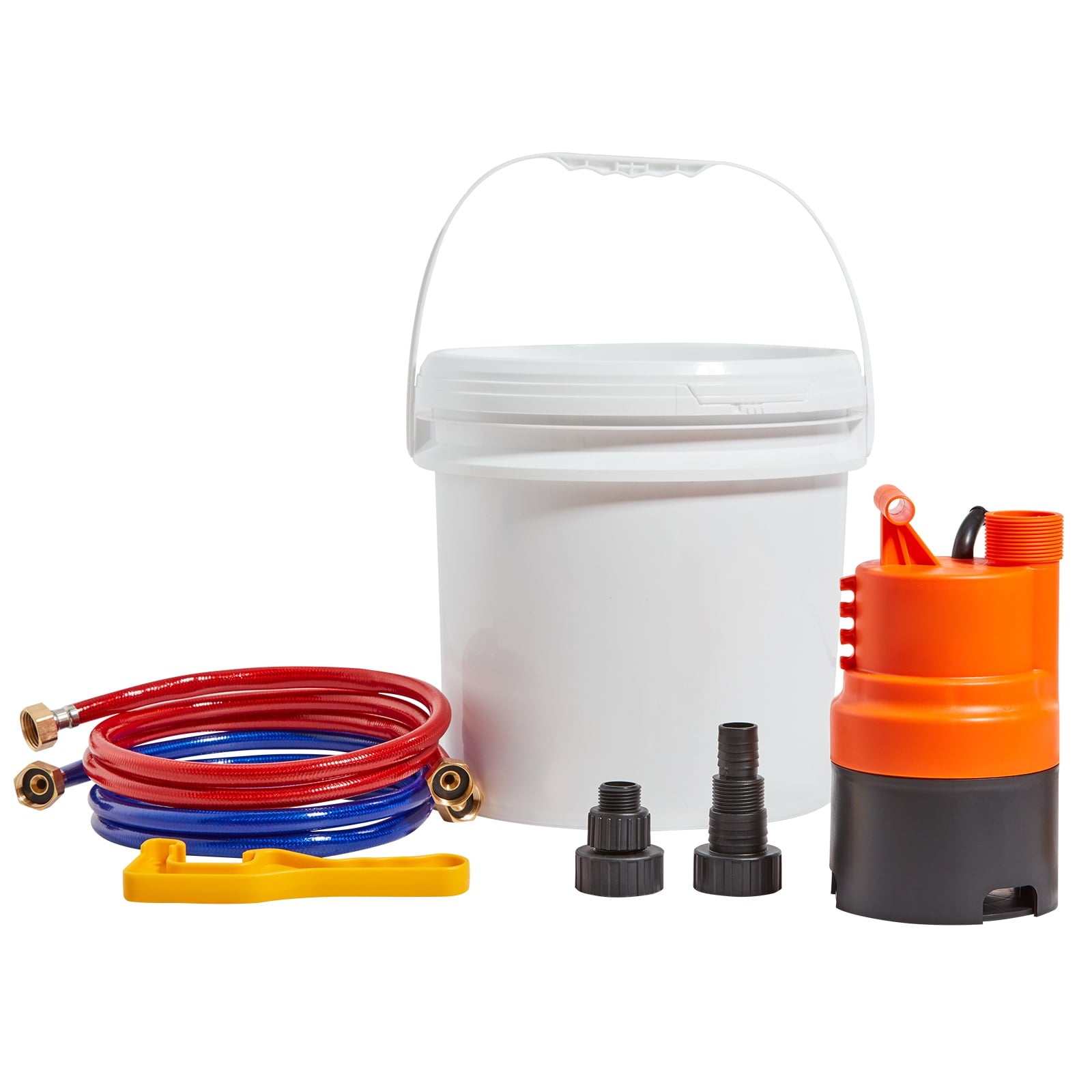 KFFKFF Electric Tankless Water Heater, 14L with Flush Kit Pump