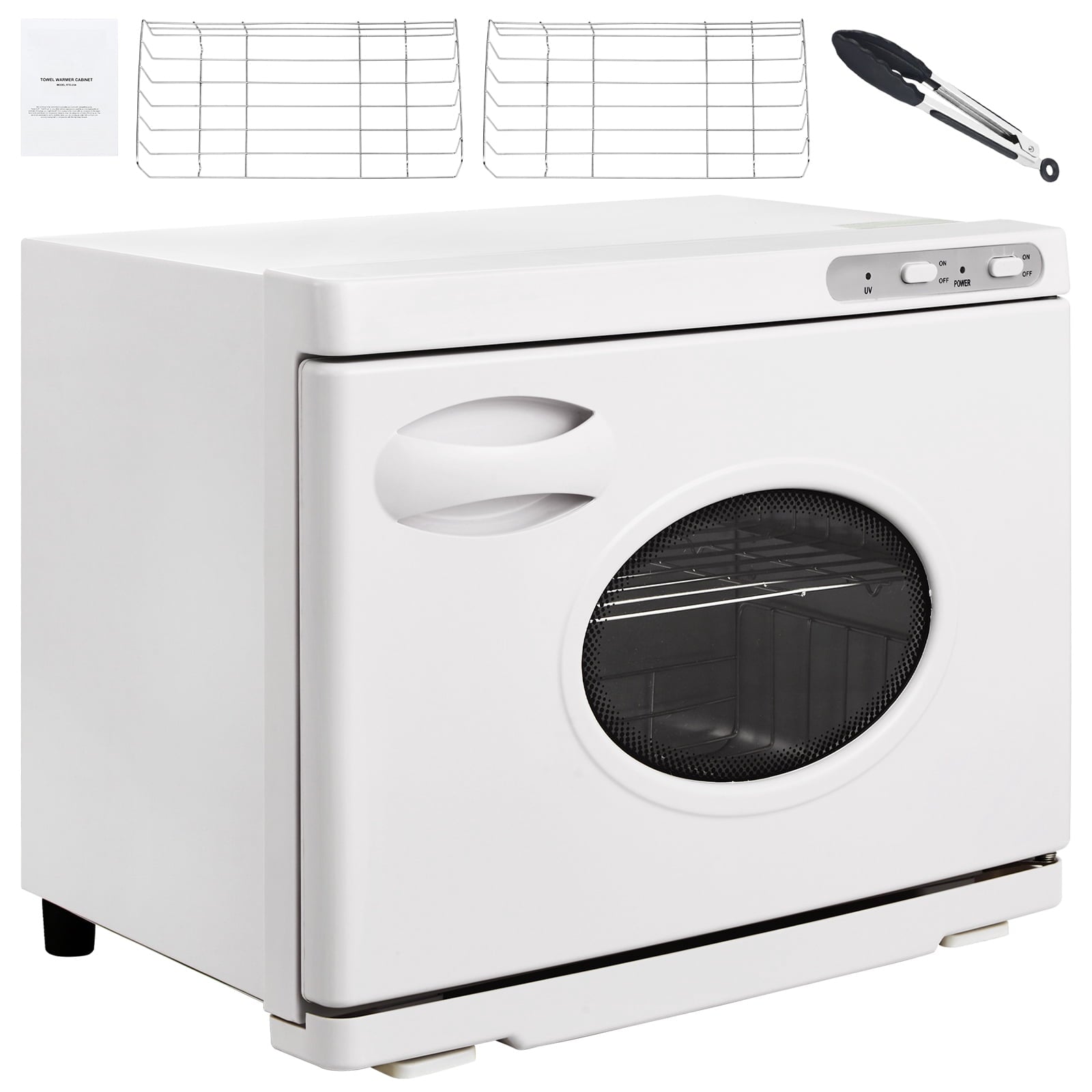 KFFKFF 23L  Towel Warmer Cabinet, Towel Disinfection Cabinet Fits 50-60 Towels, Dual Heating System for Salons, Spas, Massages, and Facials