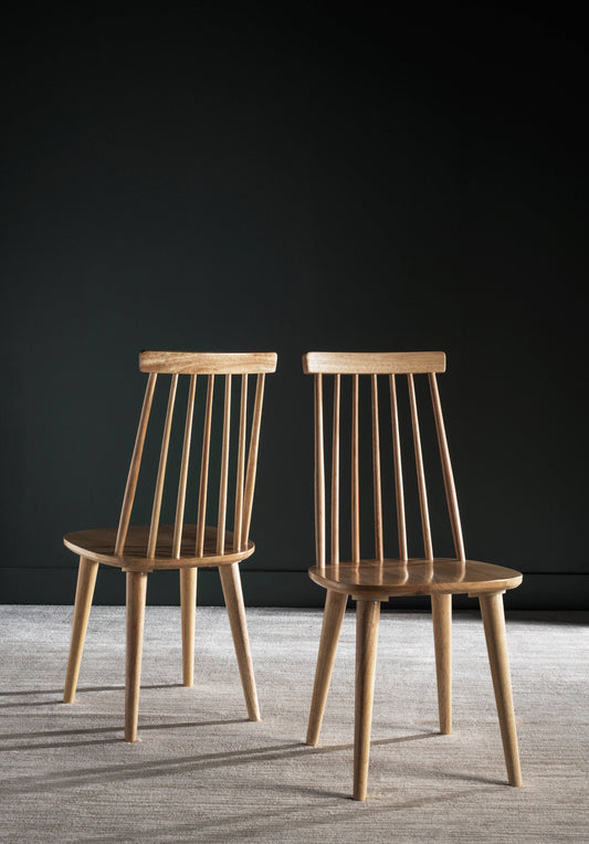 Safavieh Burris Silla Lateral ContemporÃ¡nea con Barrotes, Juego de 2