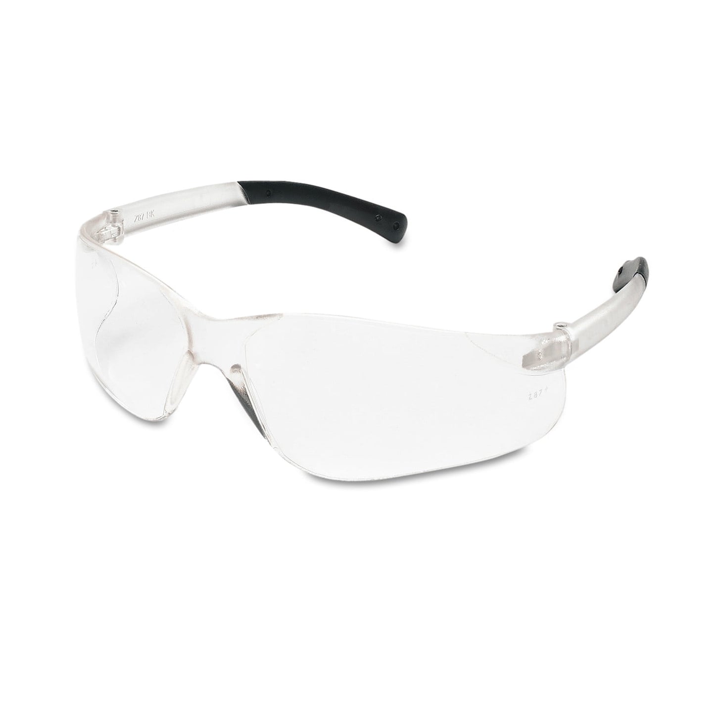 Safety Glasses BK1 BK110 Series, Clear Lens, Duramass Scratch-Resistant, Clear Frame, 12 PK