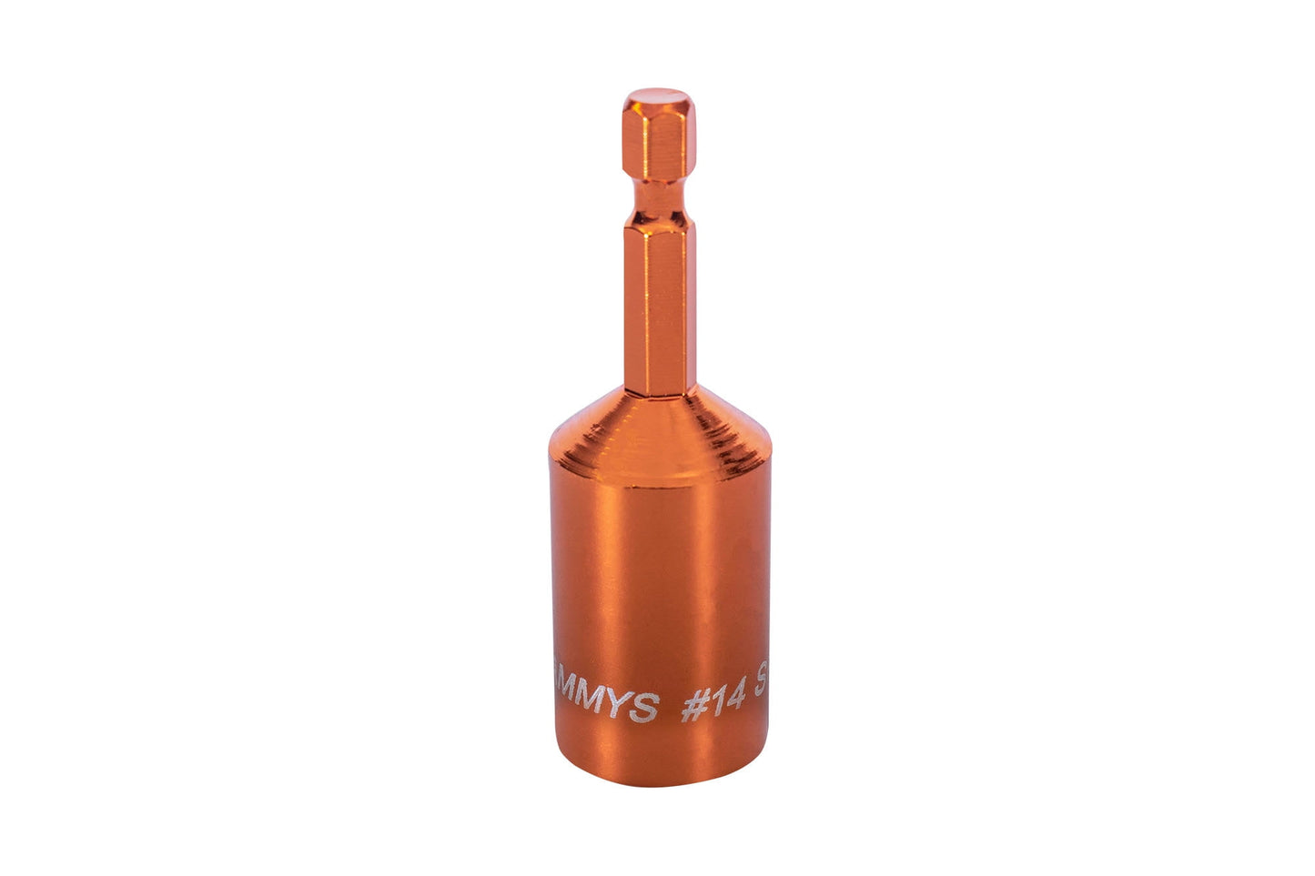 Sammys 8273910 #14 SH Orange Hex Nut Driver for Swivel Rod Anchor Installation, Steel, 2 1/2 in. x 3/4 in.