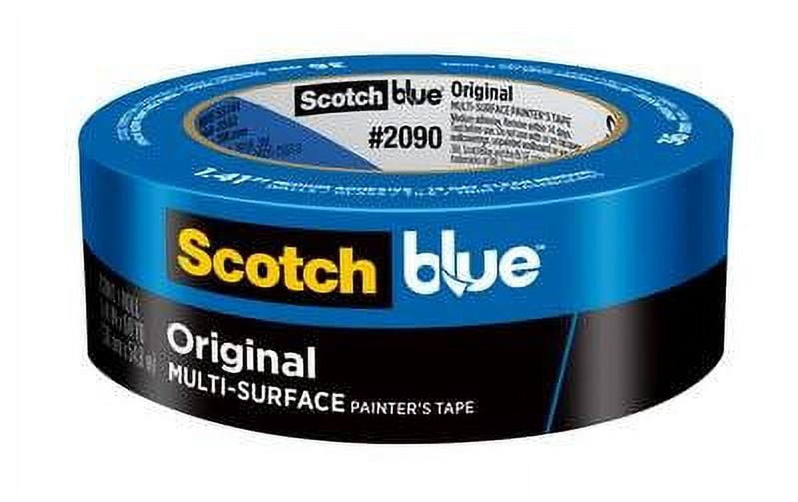 ScotchBlue Original Multi-Surface Painters Tape, 1 Inch Wide (0.94 in. x 60 Yds), 24 Rolls, Blue Paint Tape Protects Surfaces and Removes Easily, Masking Tape for Indoor and Outdoor Use (2090-24EC)