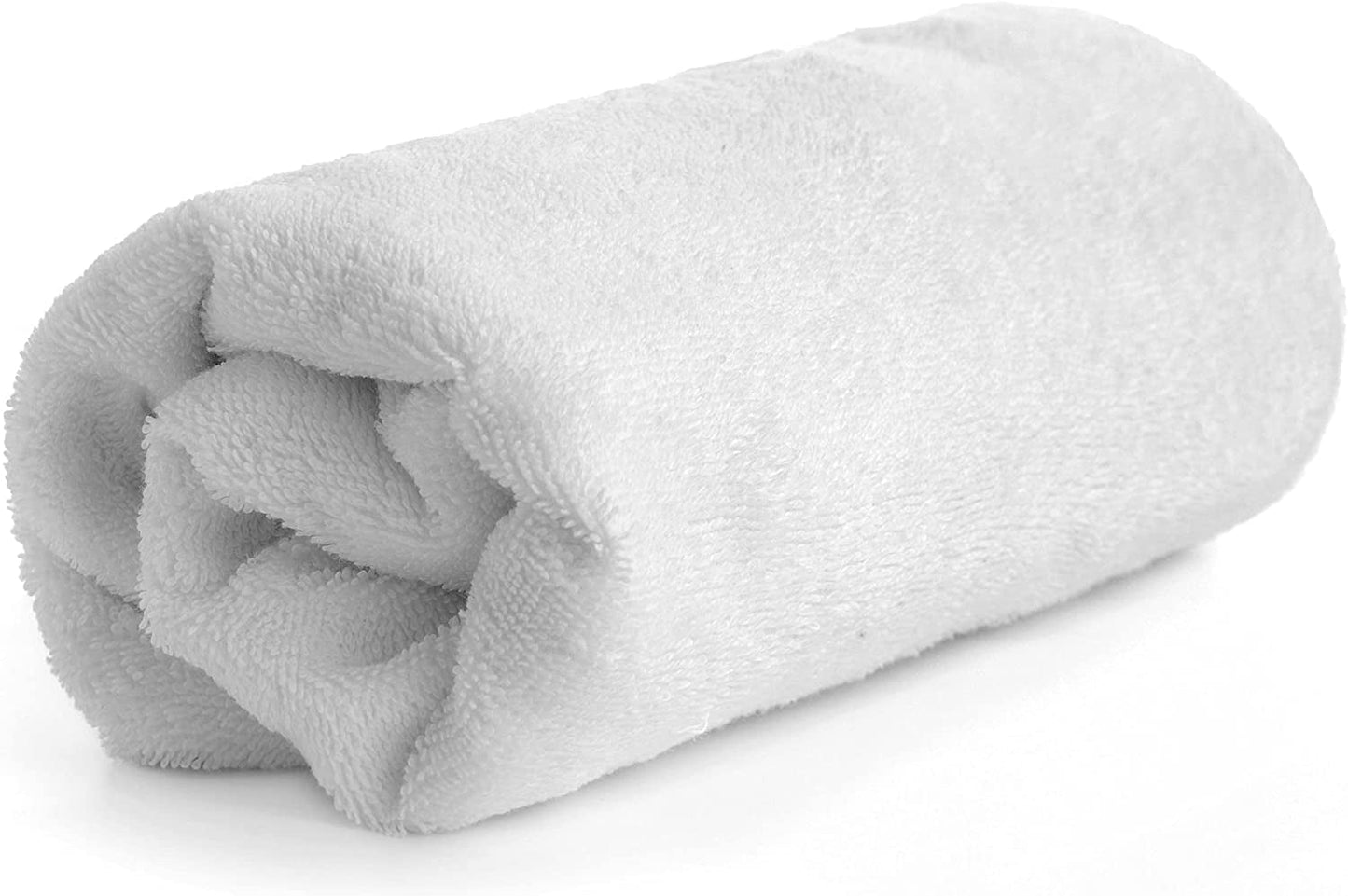 SereneLife Light White Bath Towels - Quick-Dry High Absorbent, Lightweight Towel for Bathroom, Guests, Pool, Gym, Camp, Travel, College Dorm, Shower