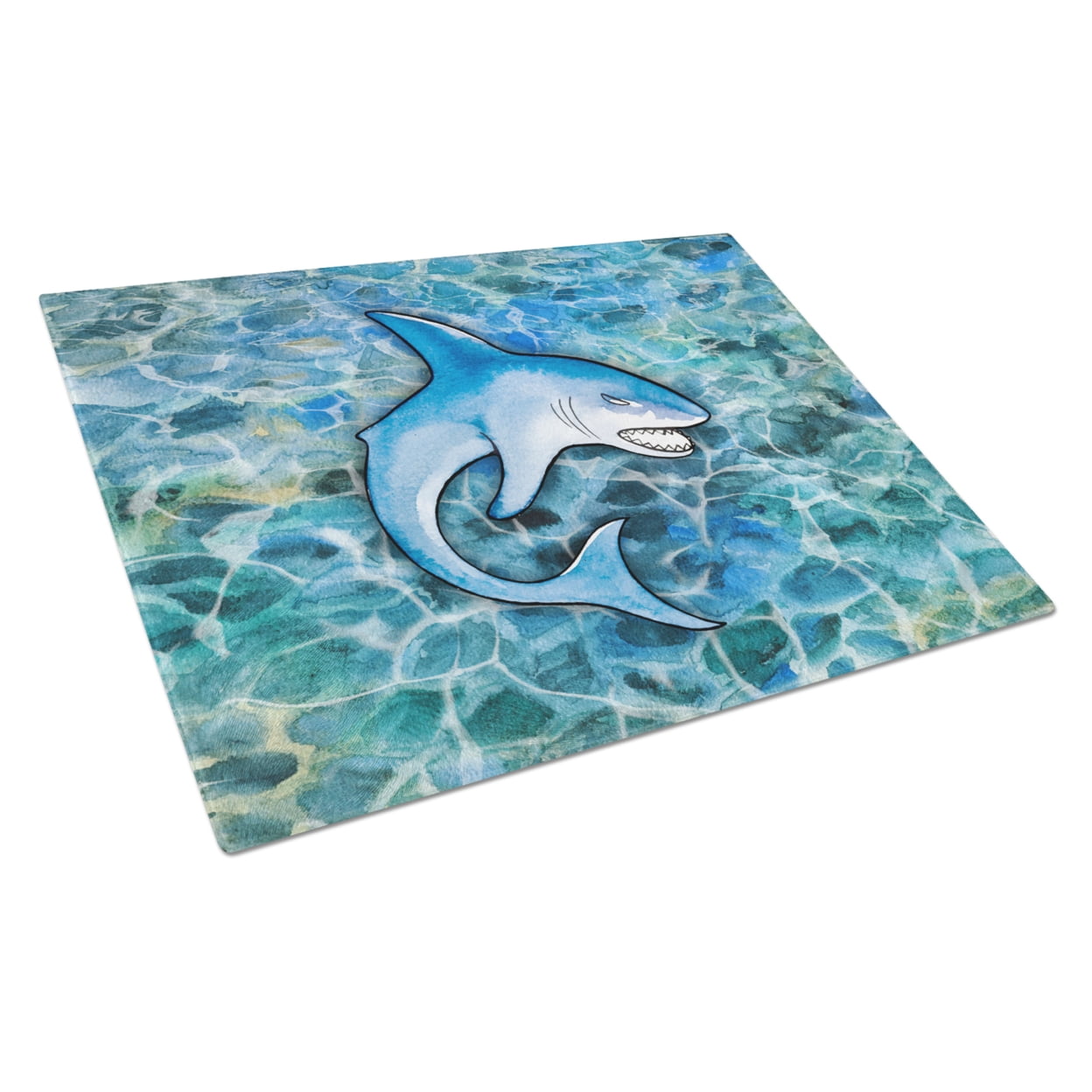 Shark Glass Cutting Board Large