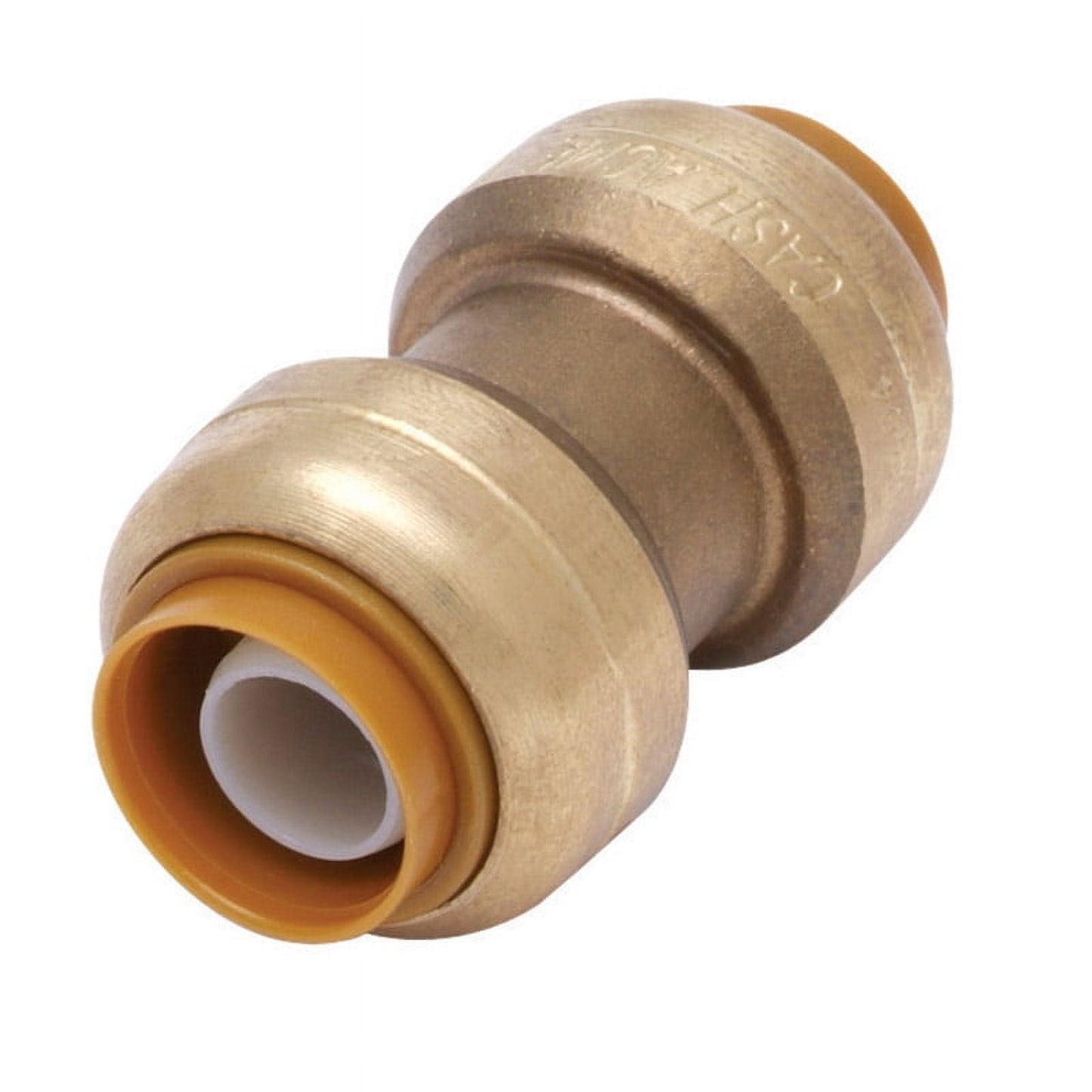 SharkBite 1 in. Push x 1 in. Dia. Push Brass Coupling