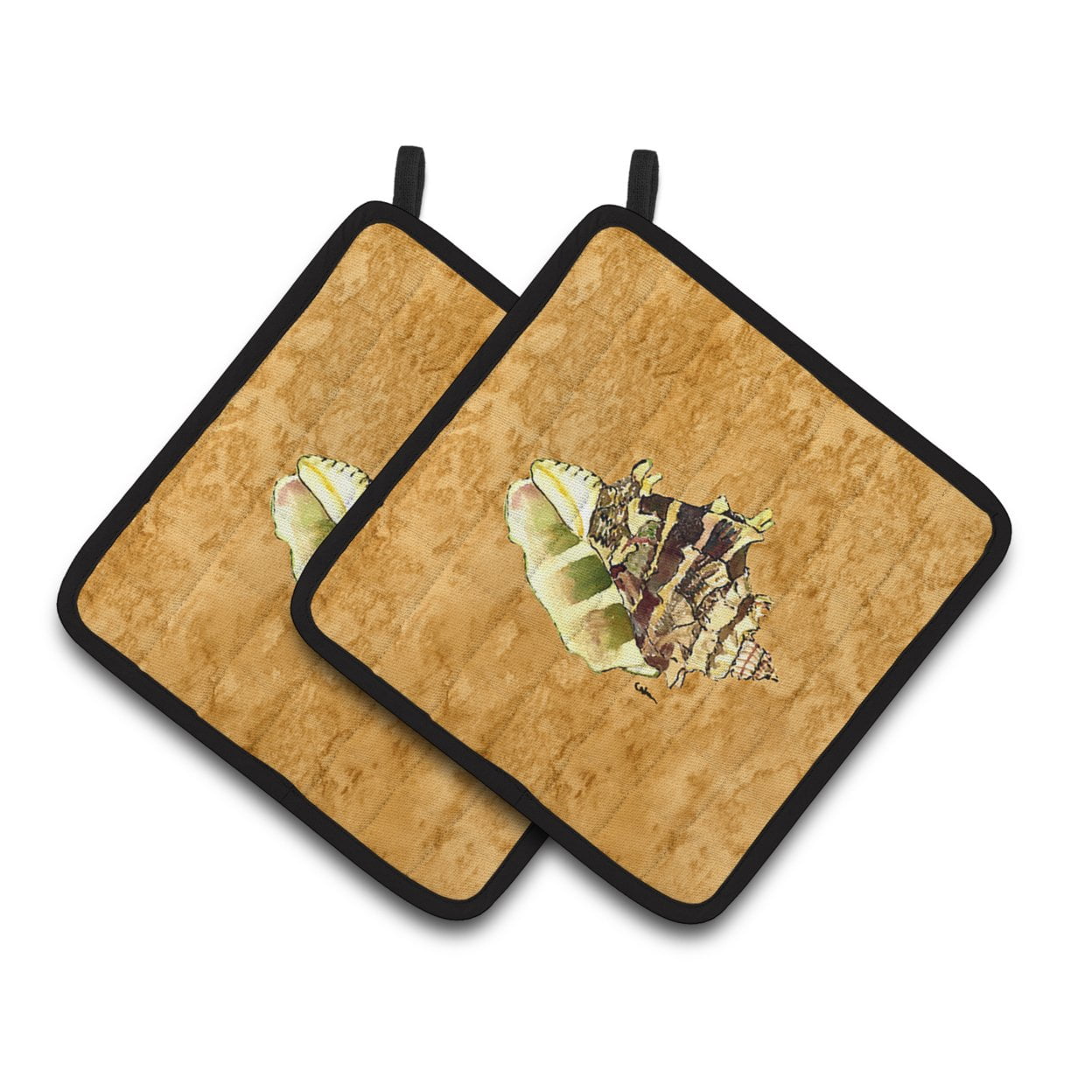 Shell Pair of Pot Holders