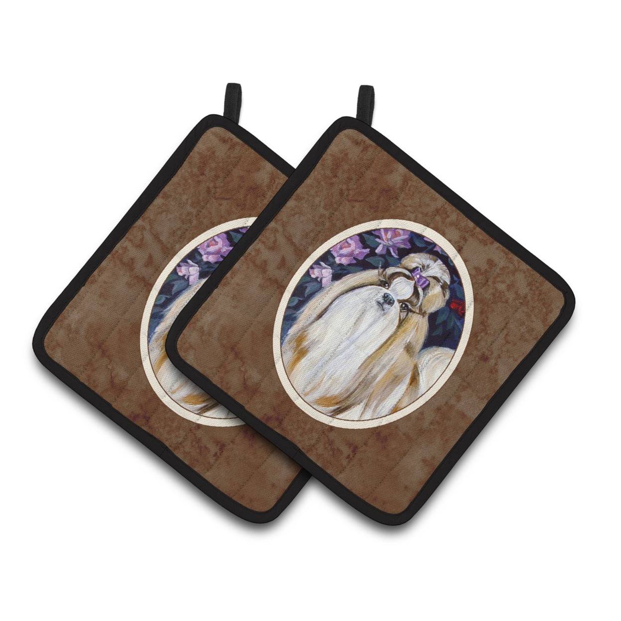 Shih Tzu Pair of Pot Holders